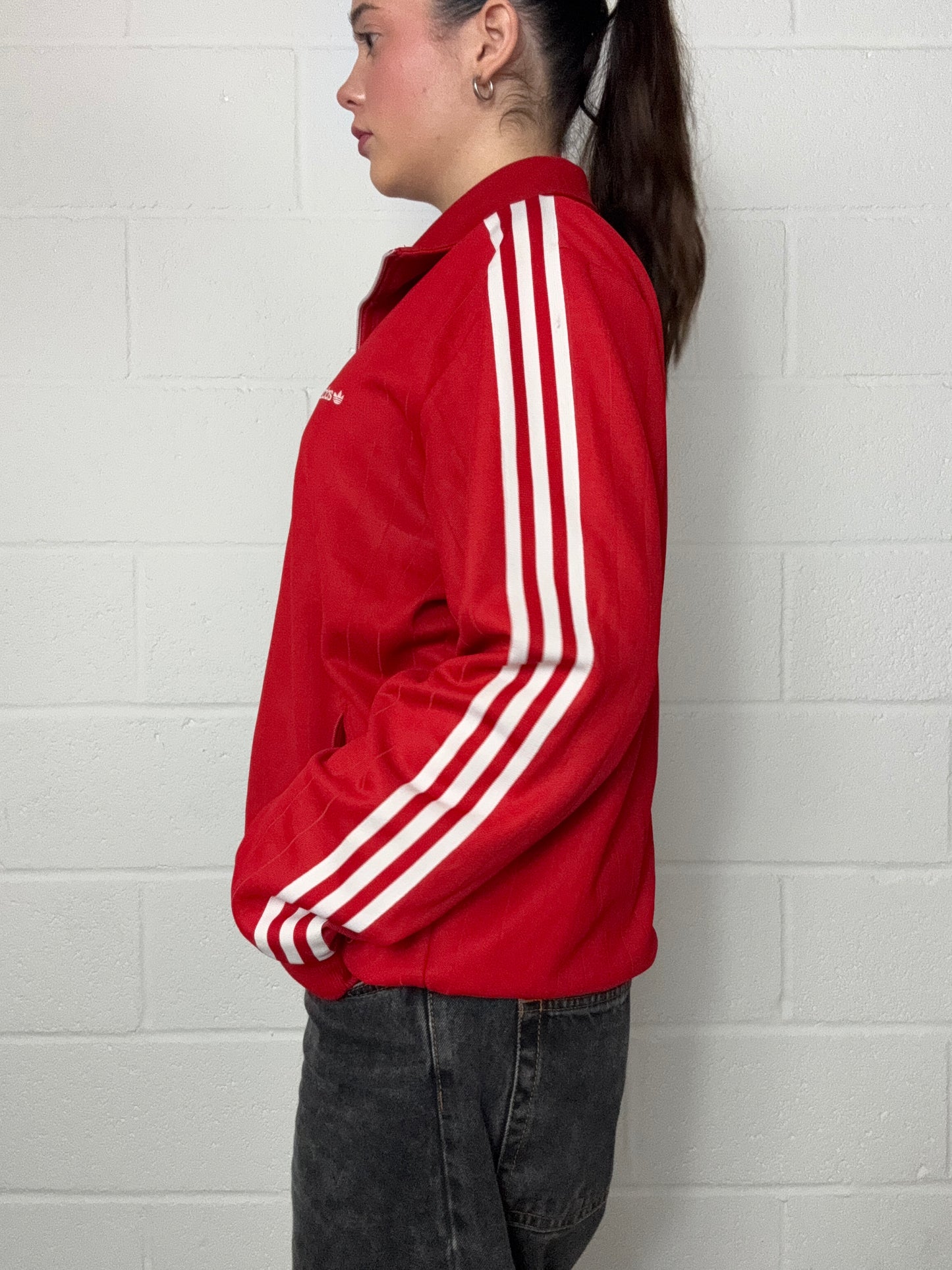 Adidas Pinstripe Tracksuit Top (L)