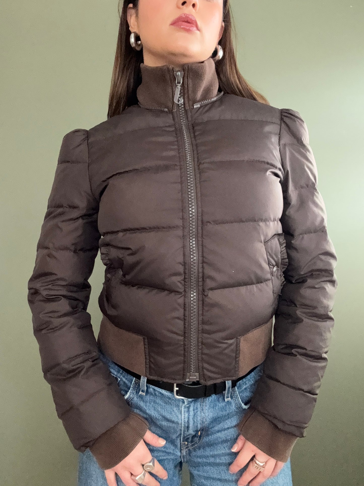 Brown Juicy Couture Puffer (S)