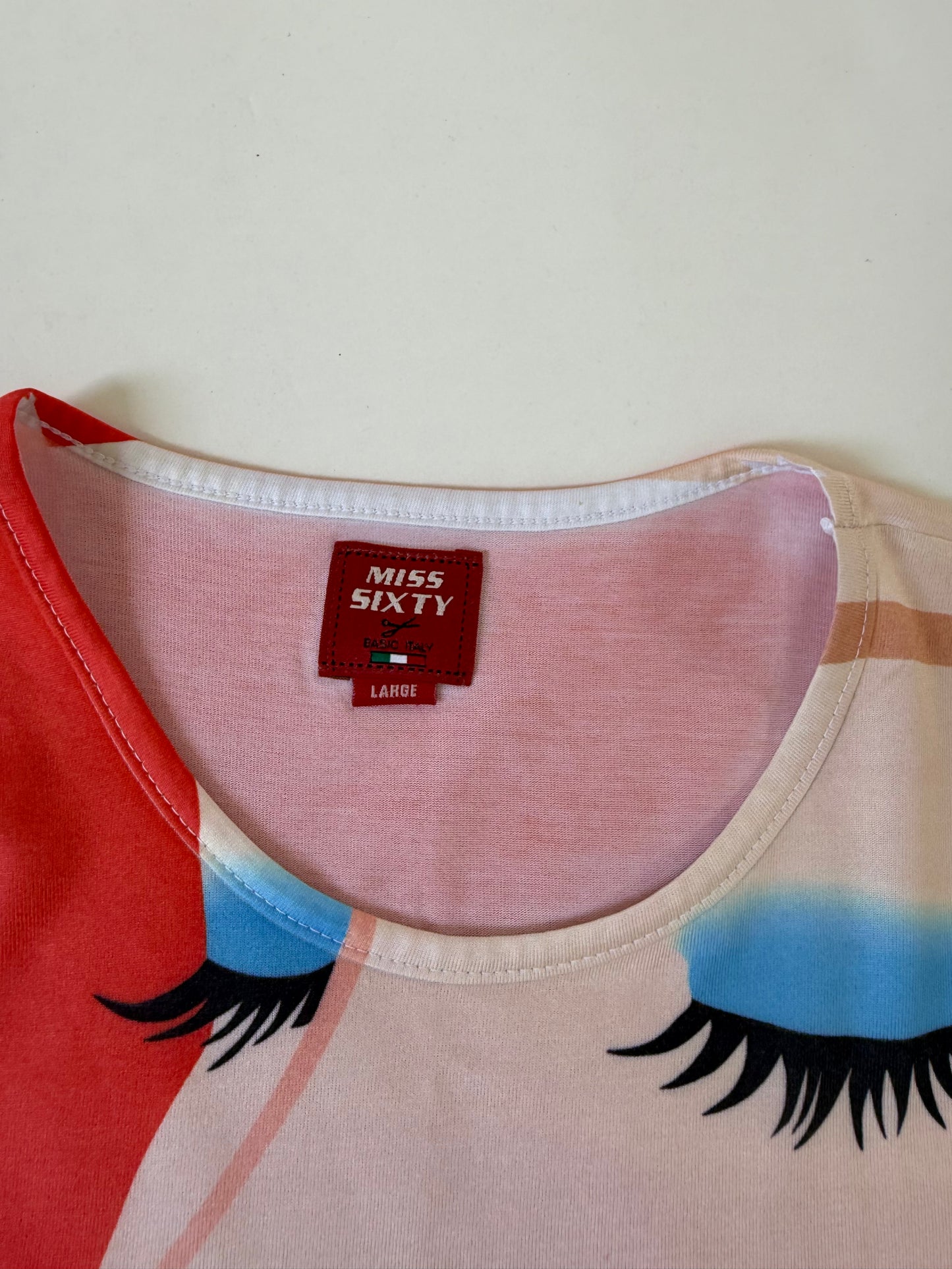 Miss Sixty Graphic Print Vest (L)
