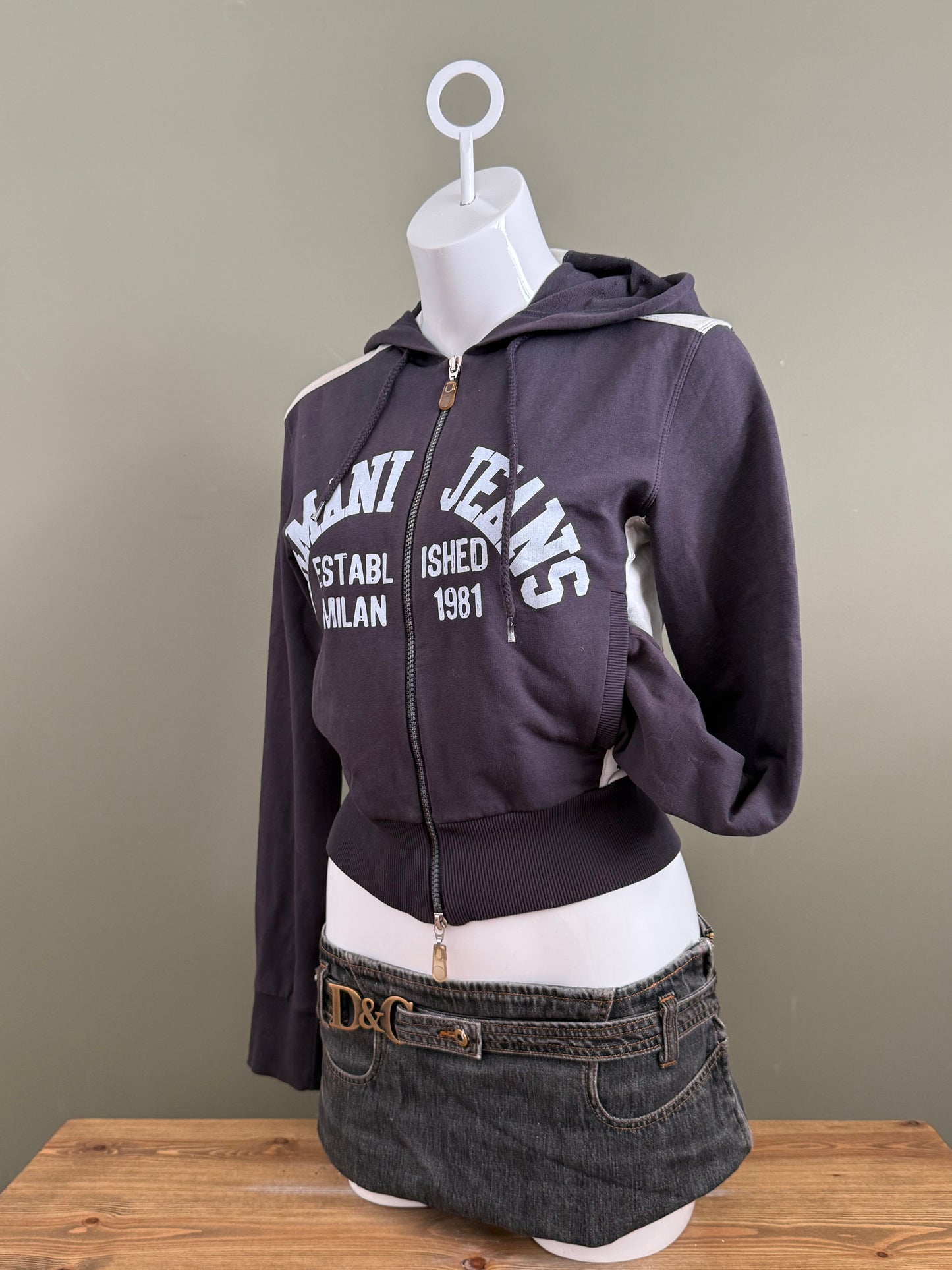 Armani Zip Hoodie (UK8)