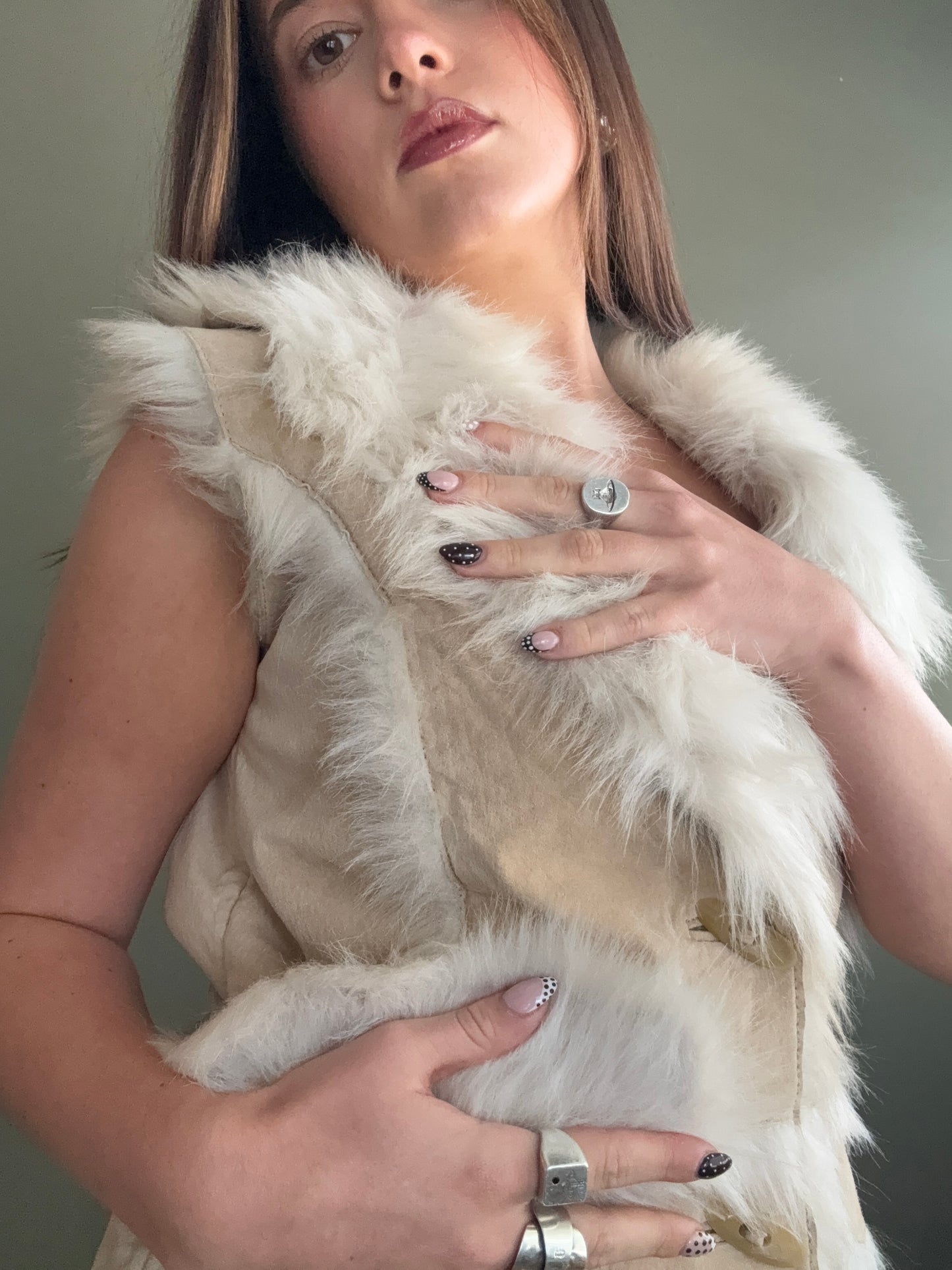 Morgan De Toi Faux Fur Gilet (M)