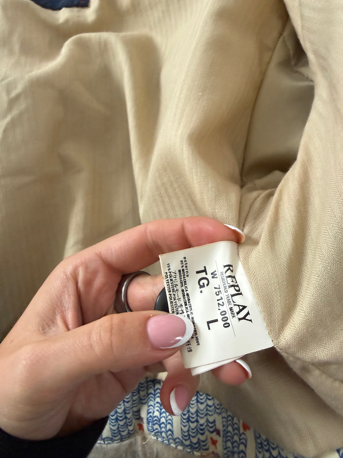 Cropped Faux Fur Replay Jacket (L)