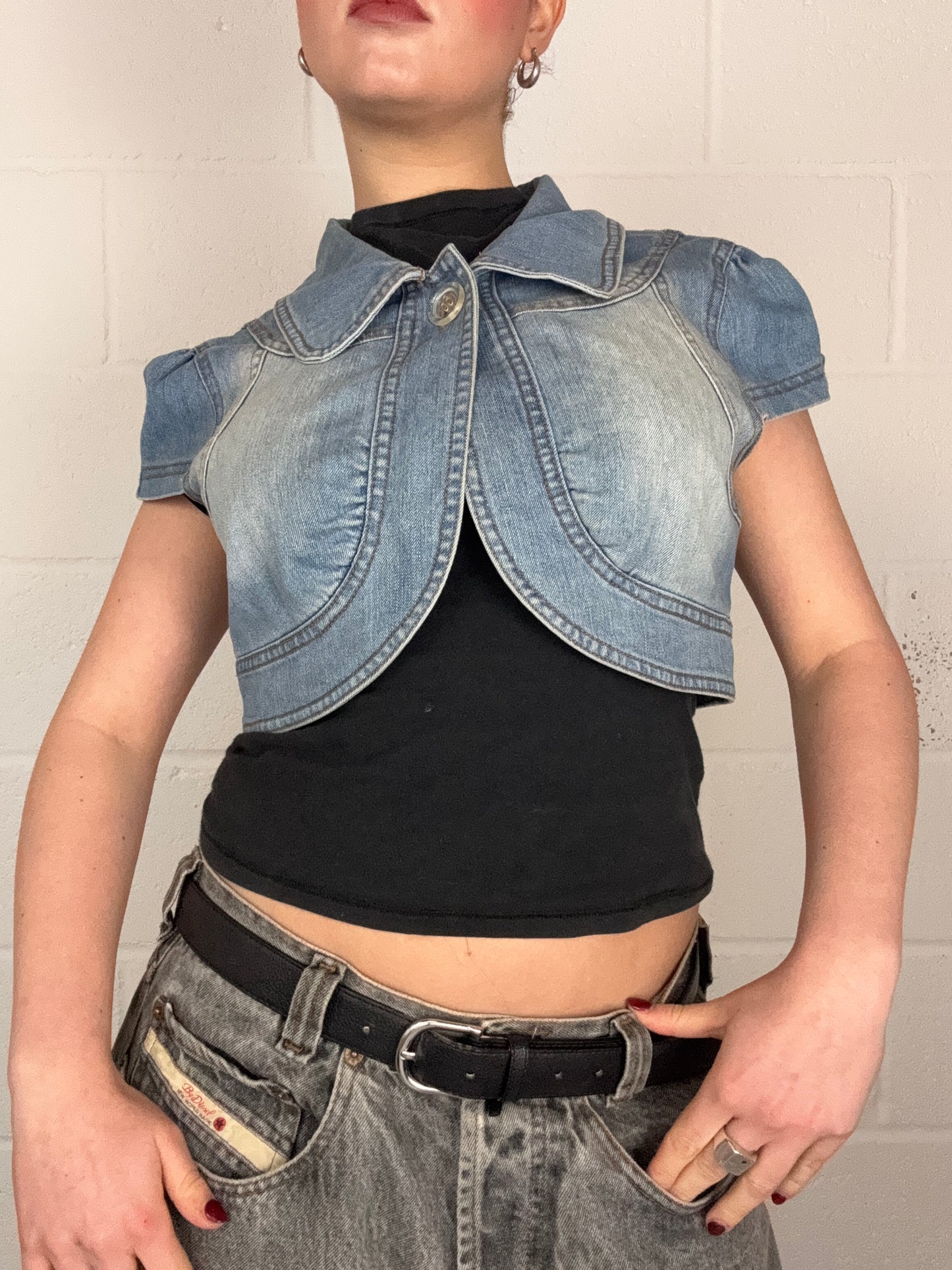 Jane Norman Denim Bolero (UK12)