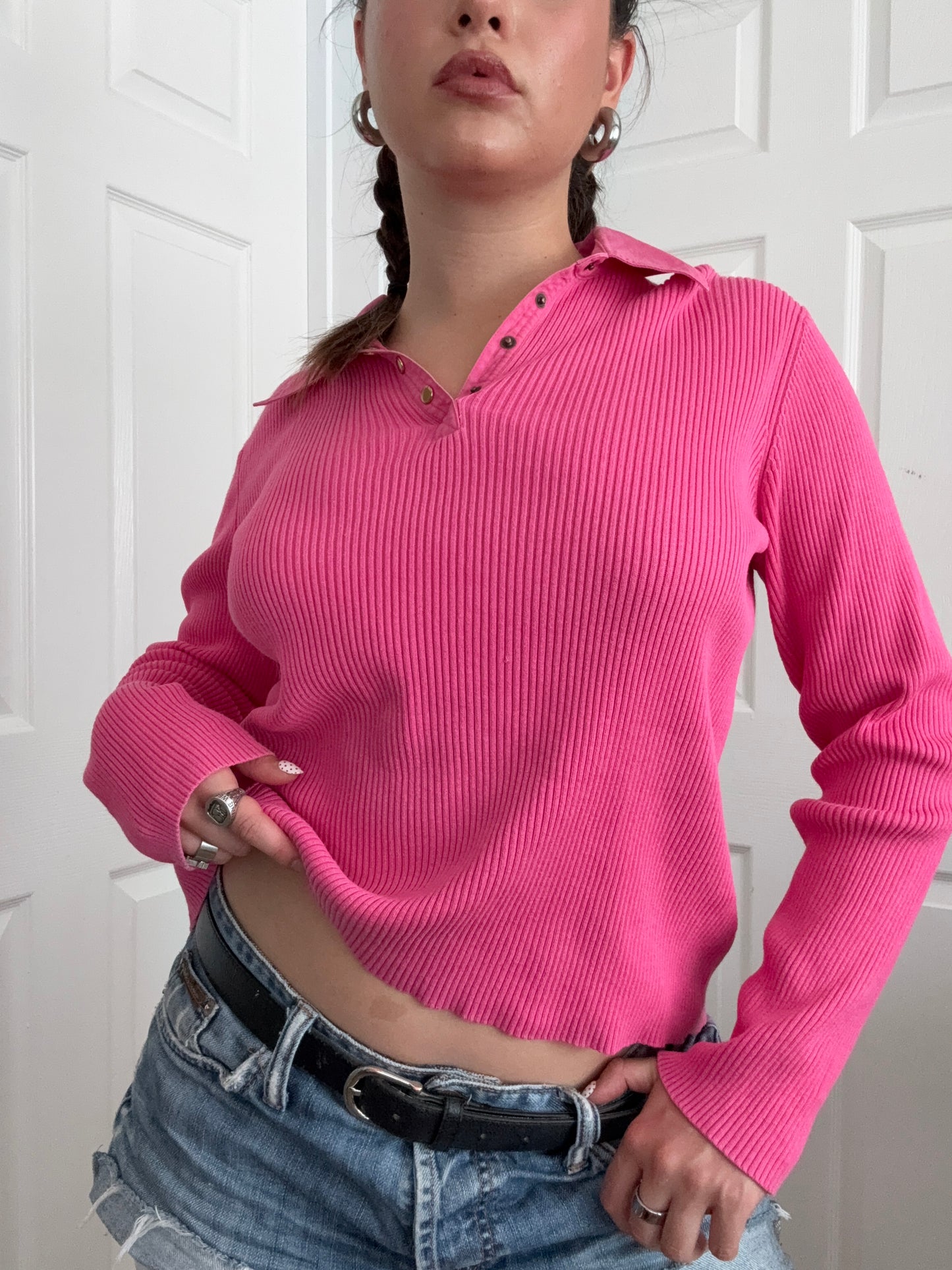 Pink Ralph Lauren Jumper (M)