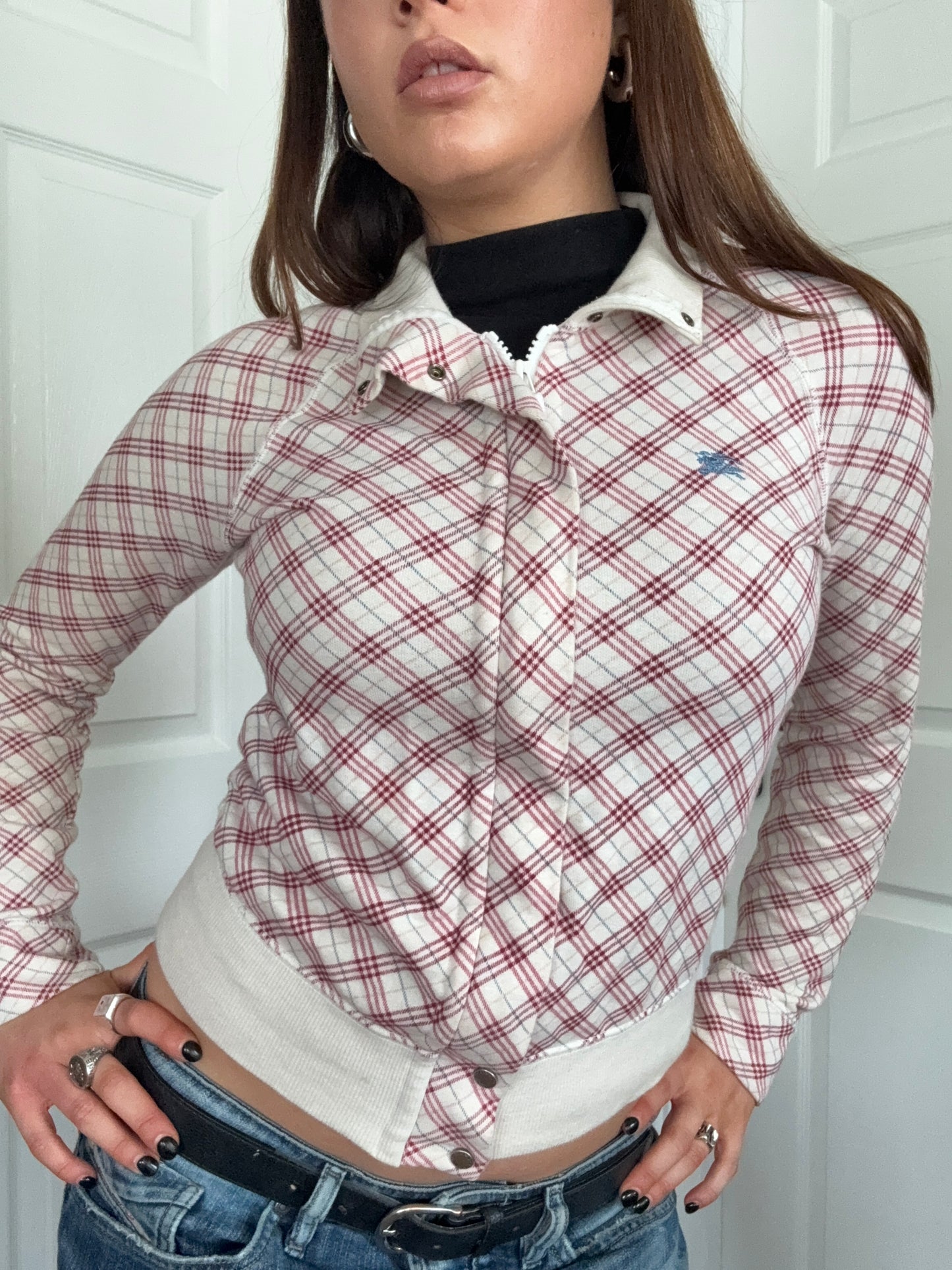 Burberry Zip Jumper (S)