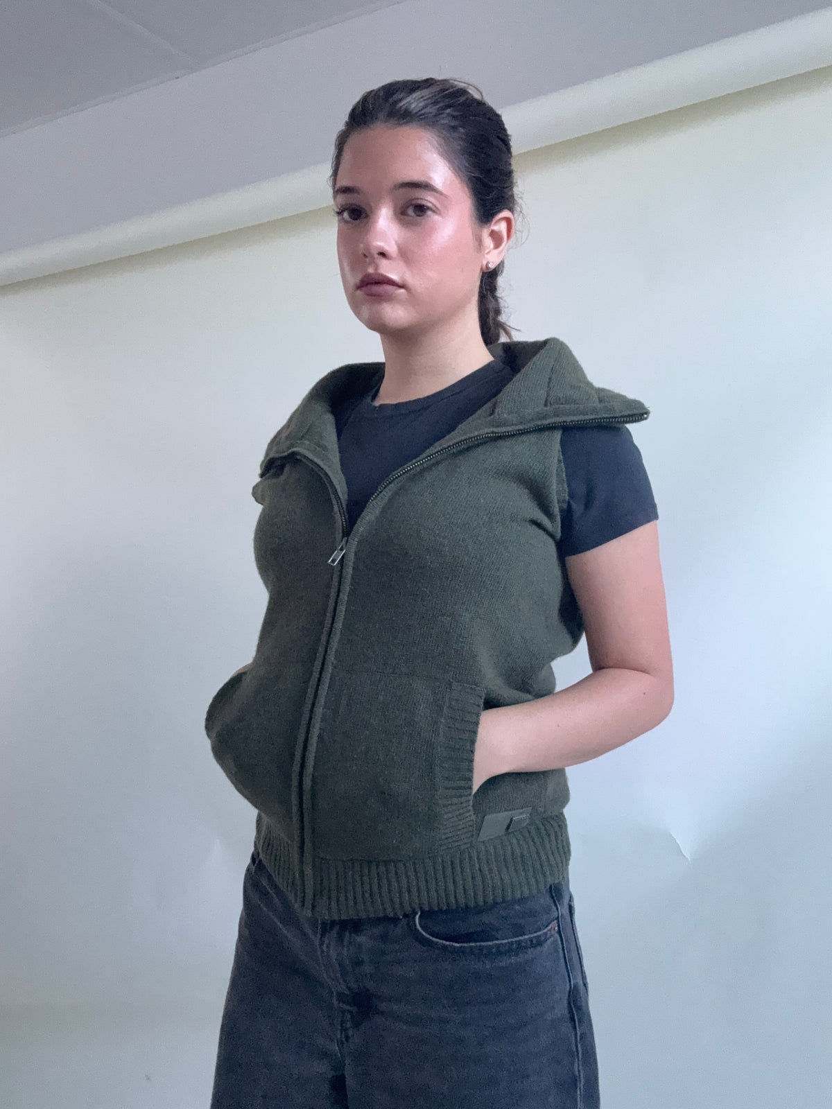 Diesel Wool Zip Gilet (M)