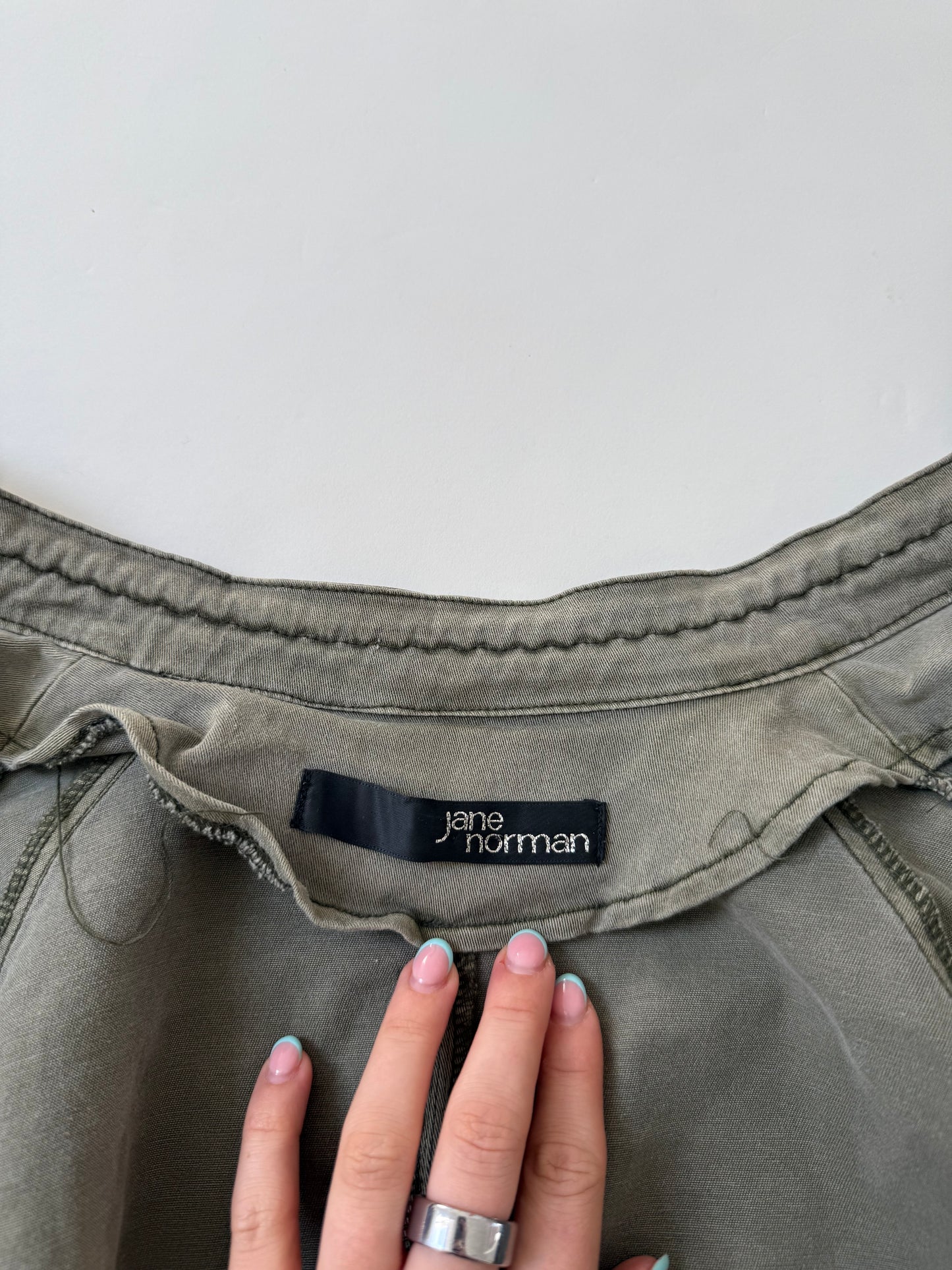 Jane Norman Cropped Military Jacket (UK12)