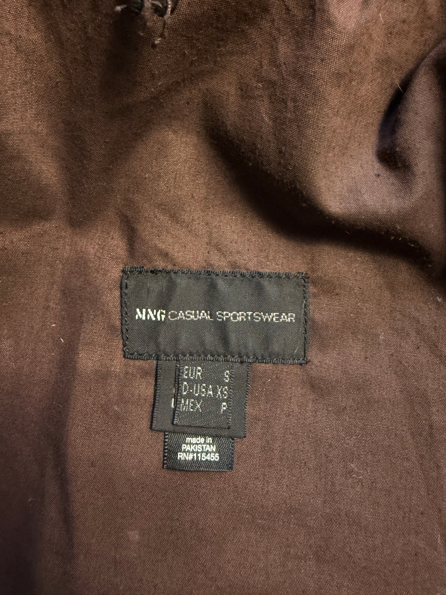 Leather Cargo Gilet (S)