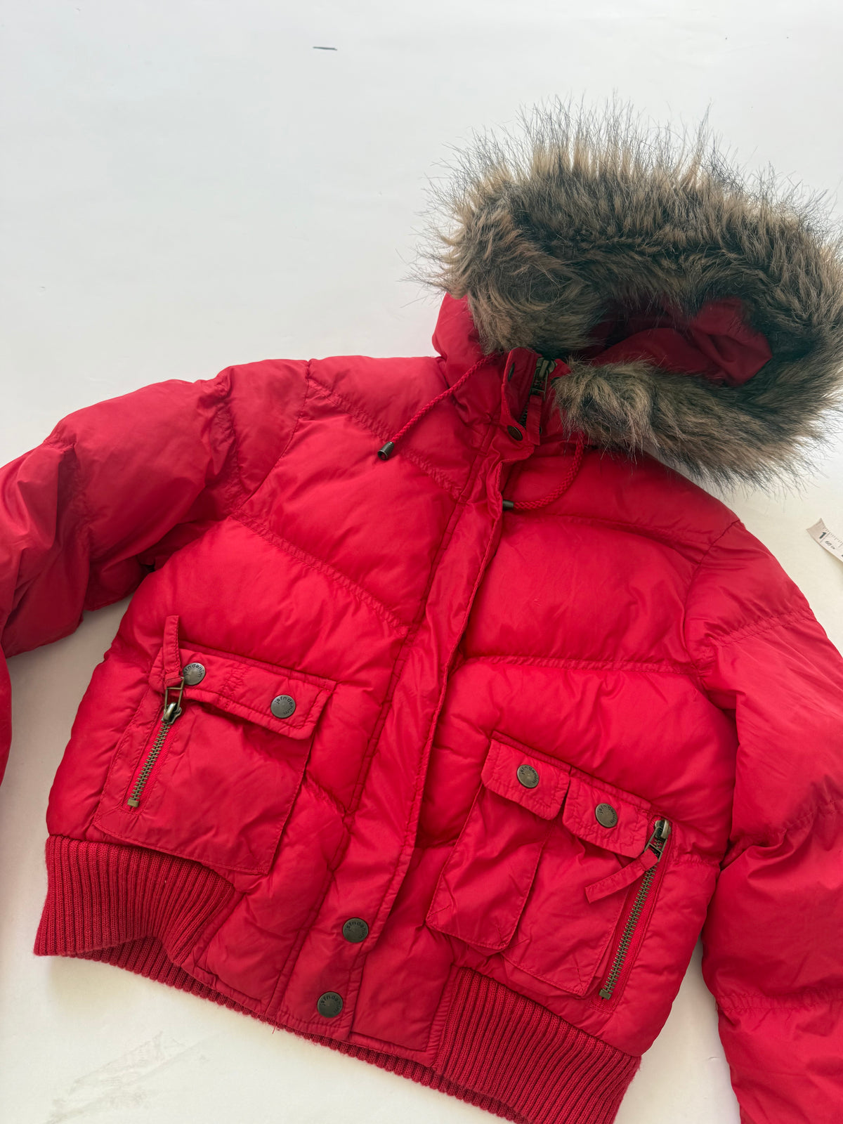 Cropped Y2K Puffer Jacket (XS)