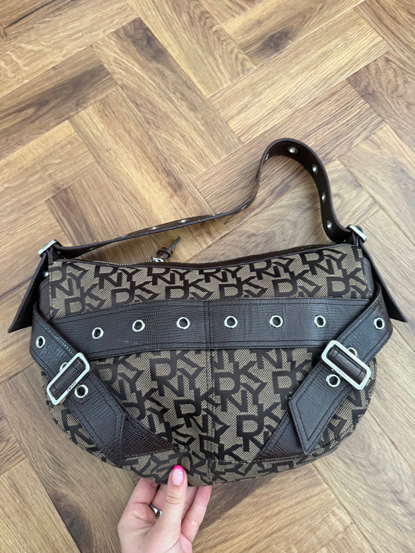 DKNY Monogram Shoulder Bag