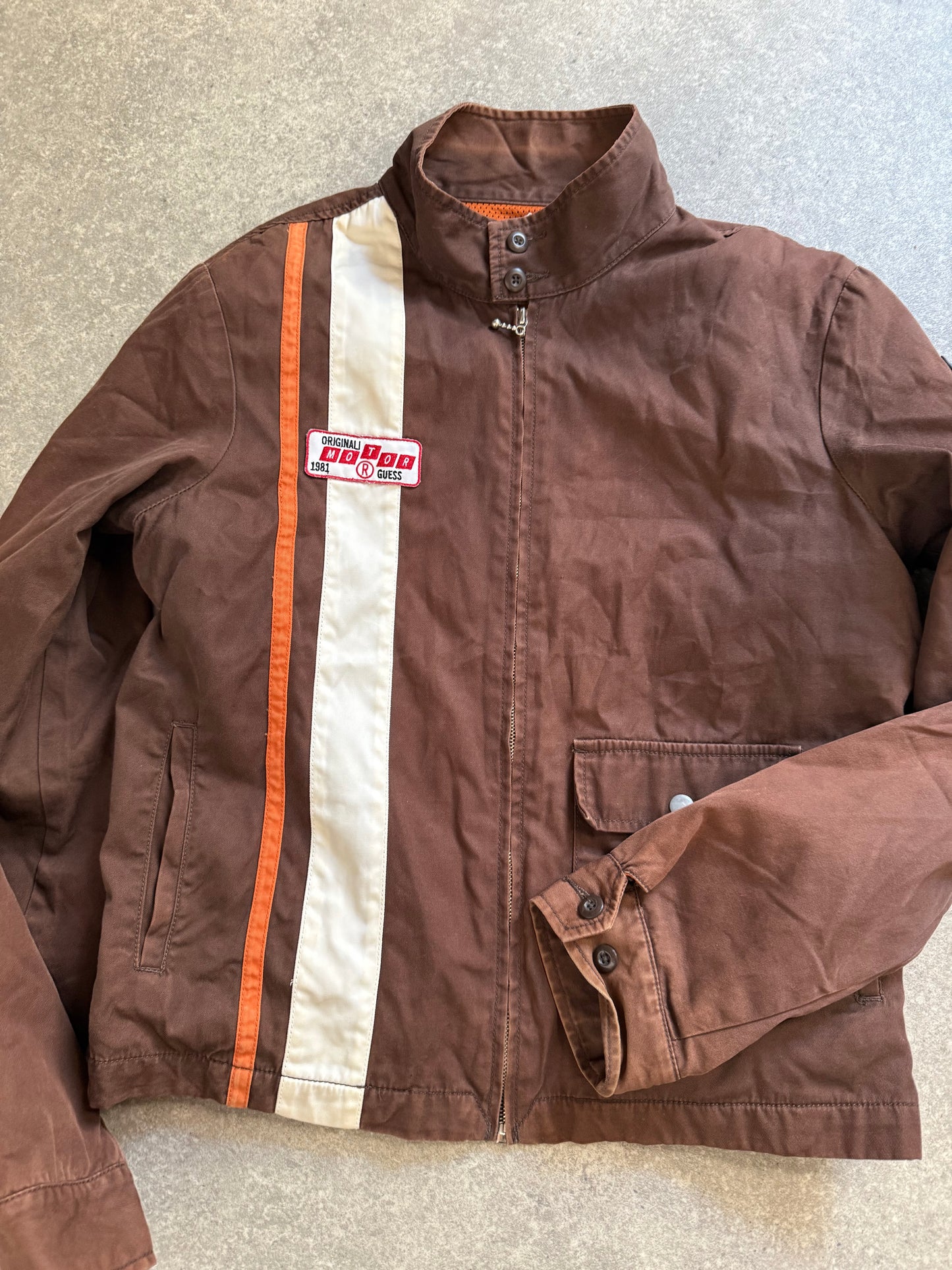 Guess Brown Biker Jacket (S)