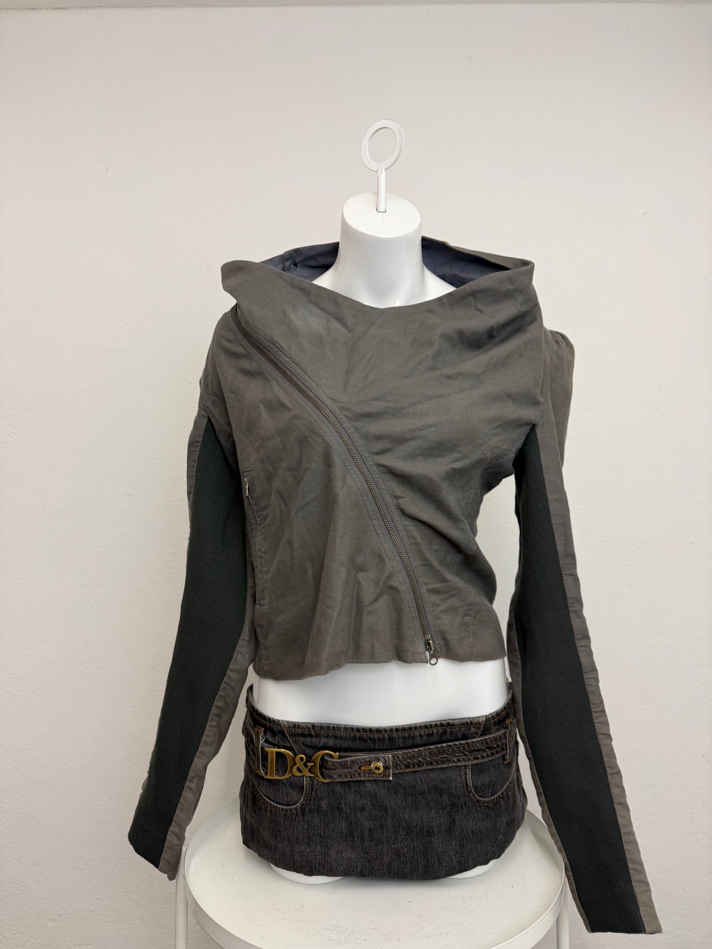 Allsaints Asymmetric Jacket (UK14)