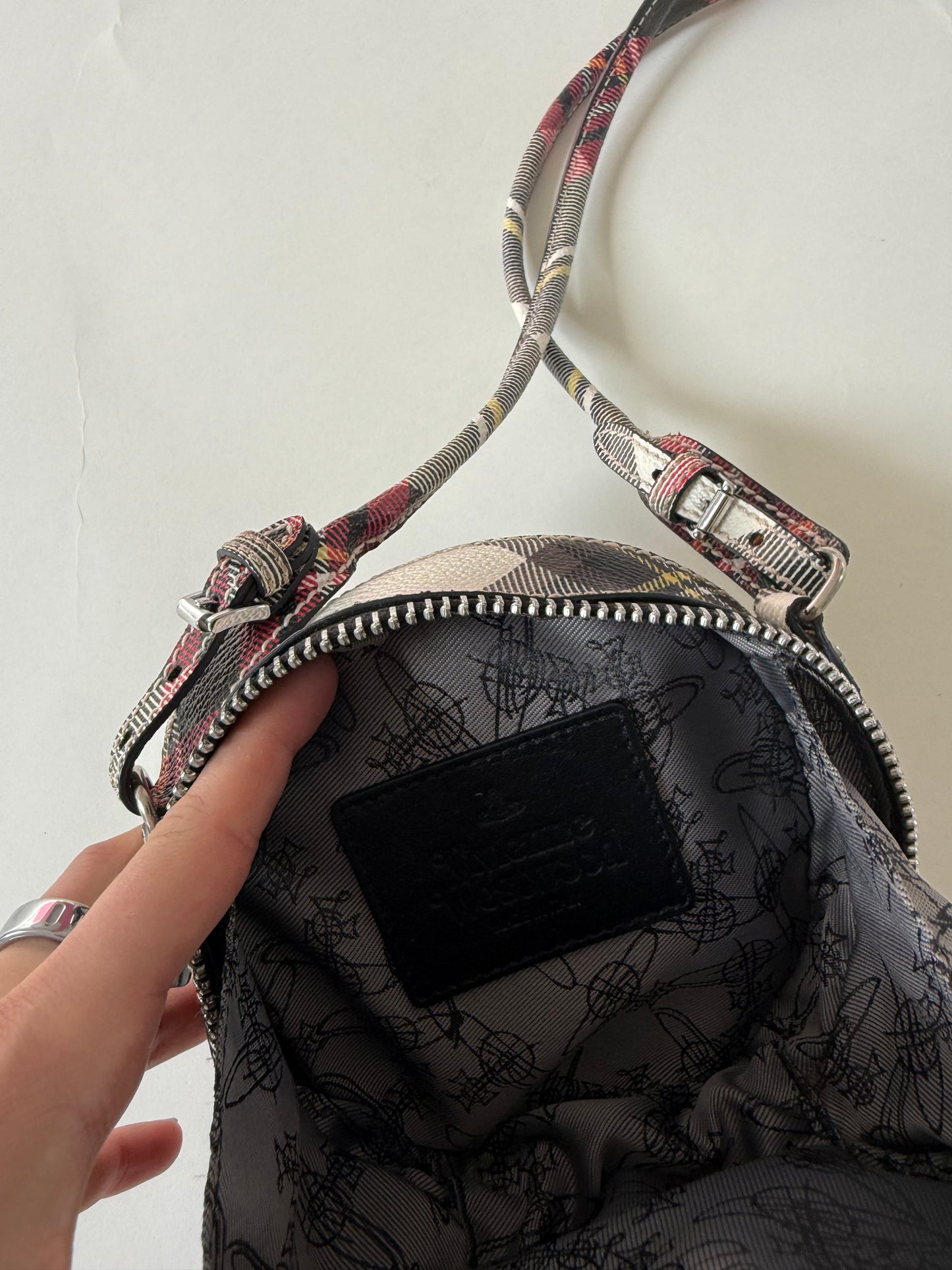 Vivienne Westwood Tartan Crossbody Bag