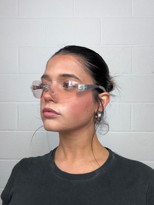 Y2K Pink Tint Sunglasses
