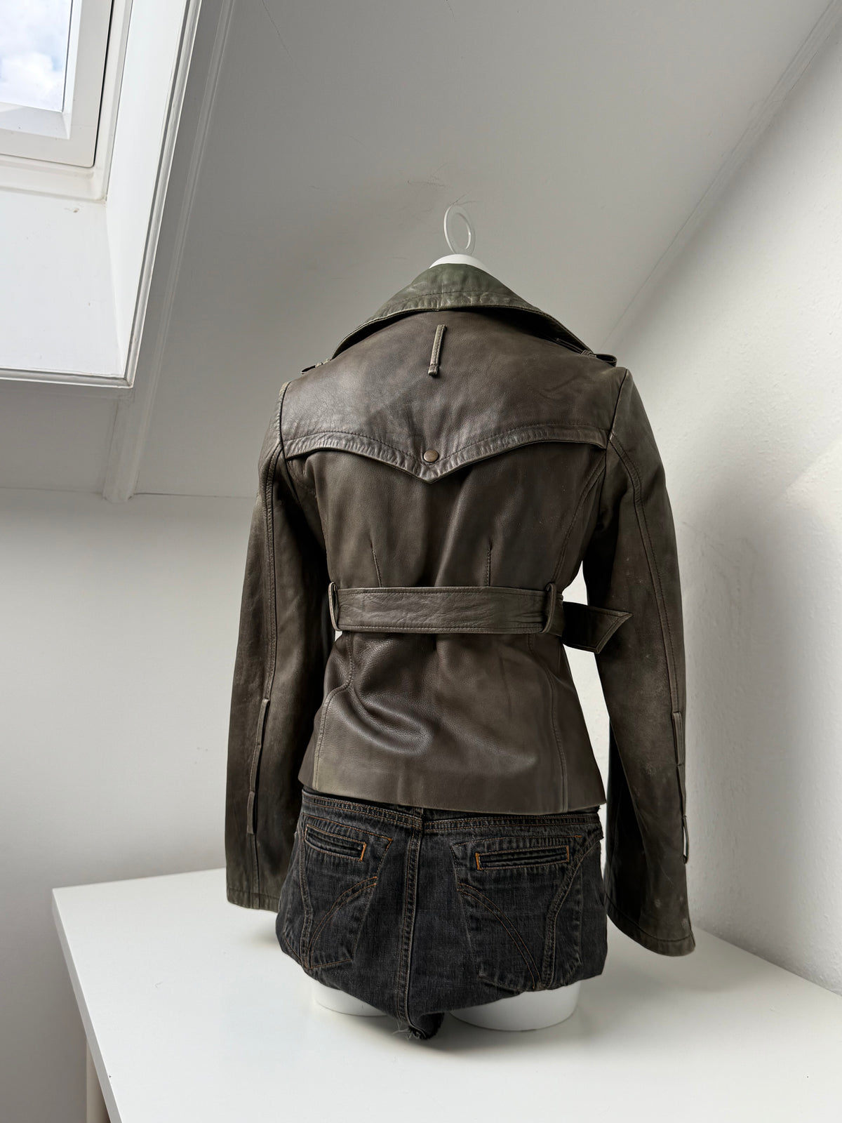 Allsaints 2 in 1 Leather Jacket (UK12)
