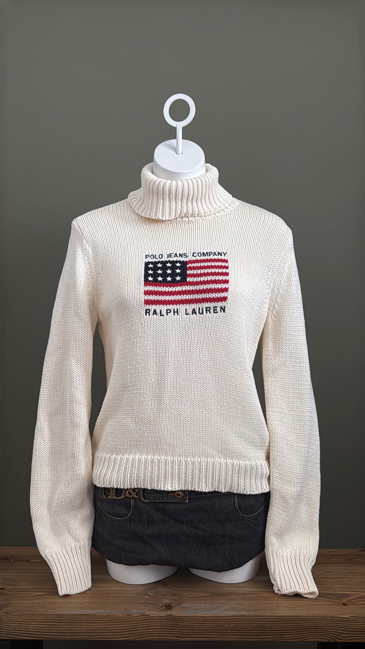 Ralph Lauren Knit Flag Jumper (L)