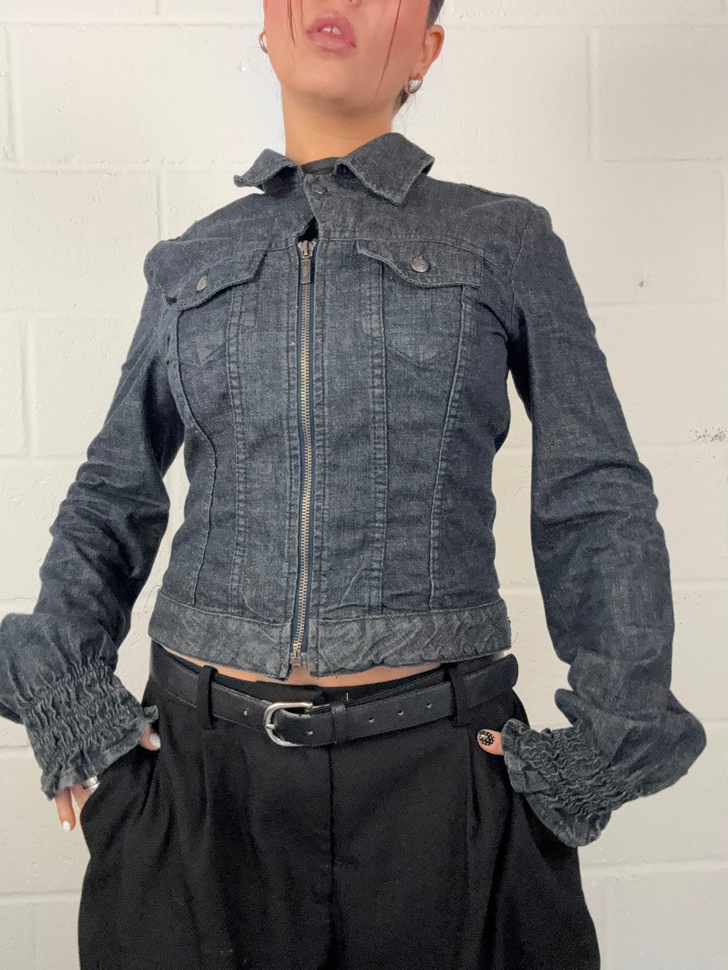 Diesel Fitted Denim Jacket (M)