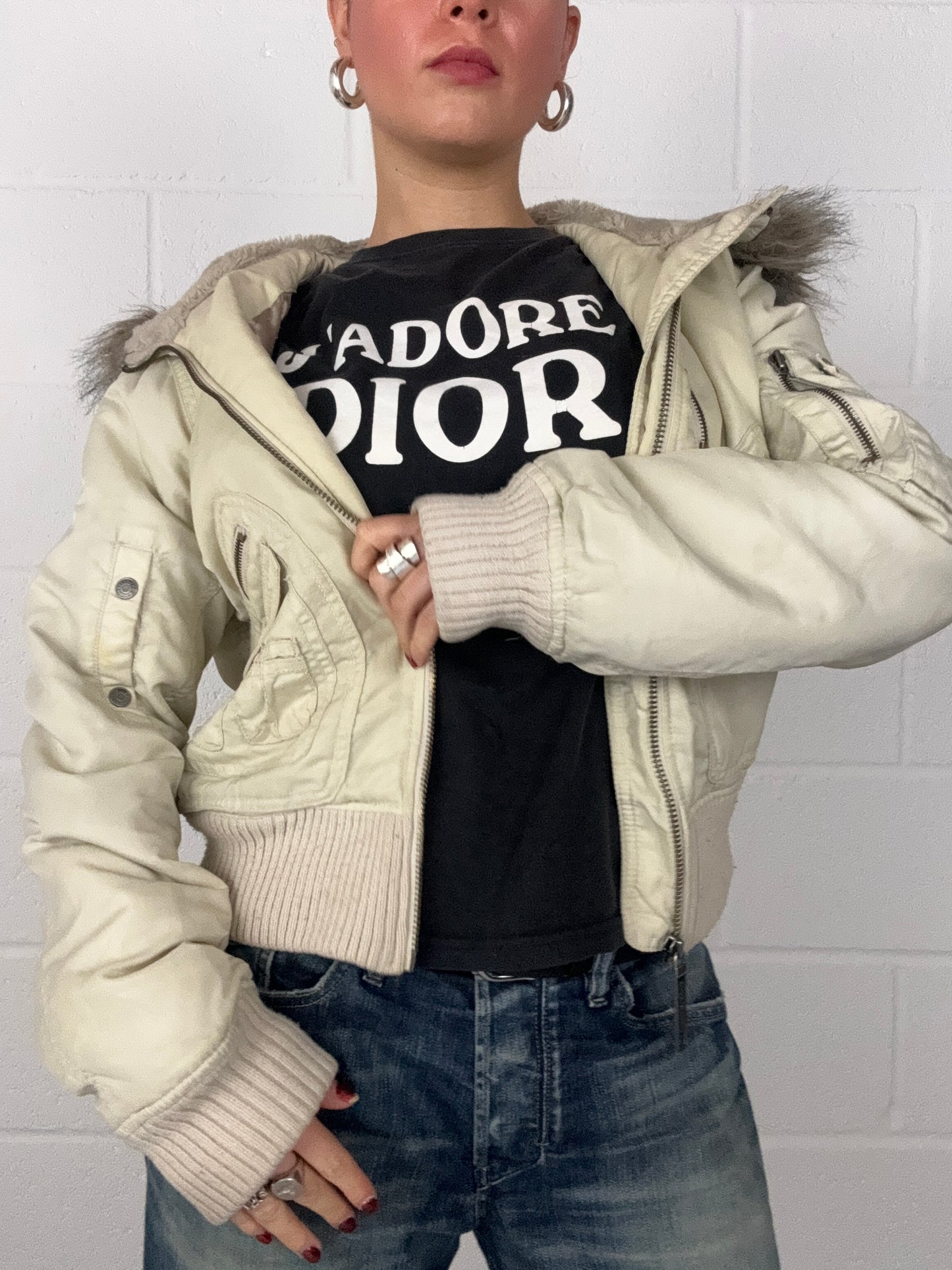 Y2K Bomber Jacket (UK12)