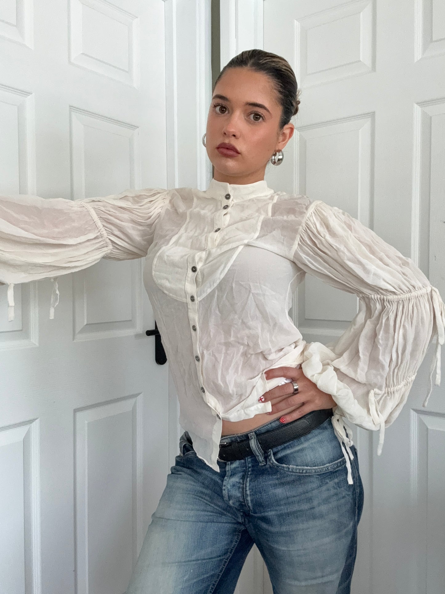 Silk Allsaints Shirt (UK8)