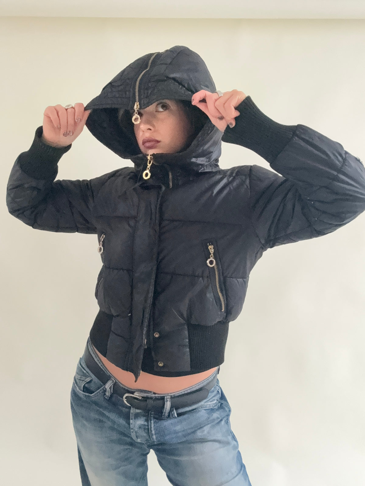 Y2K Puffer Jacket (S)