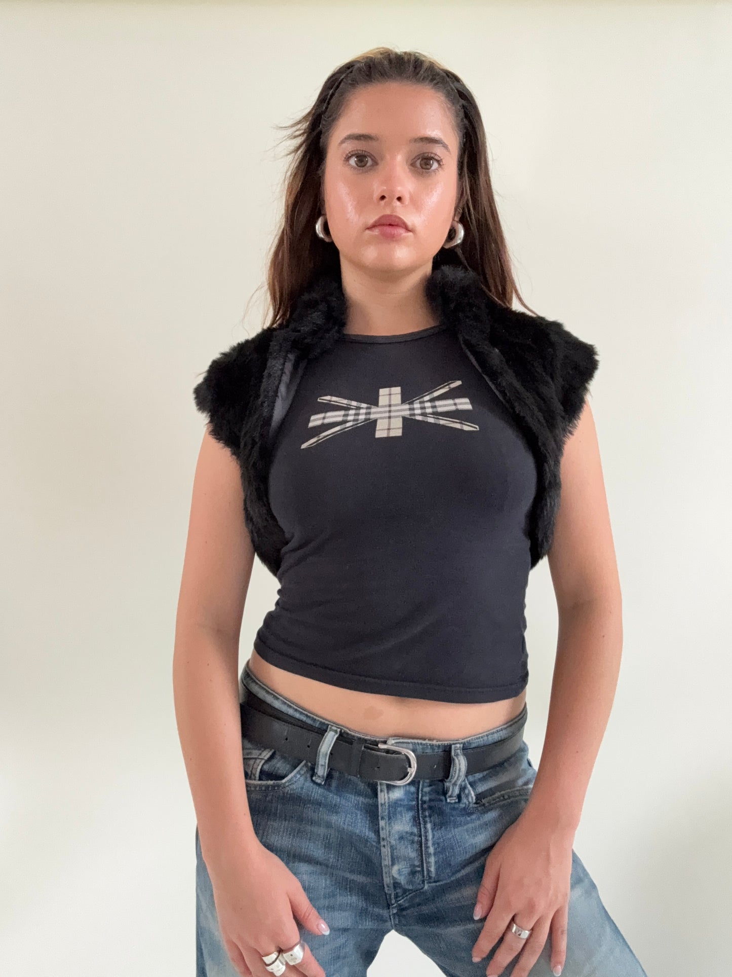Jane Norman Faux Fur Bolero (UK8)