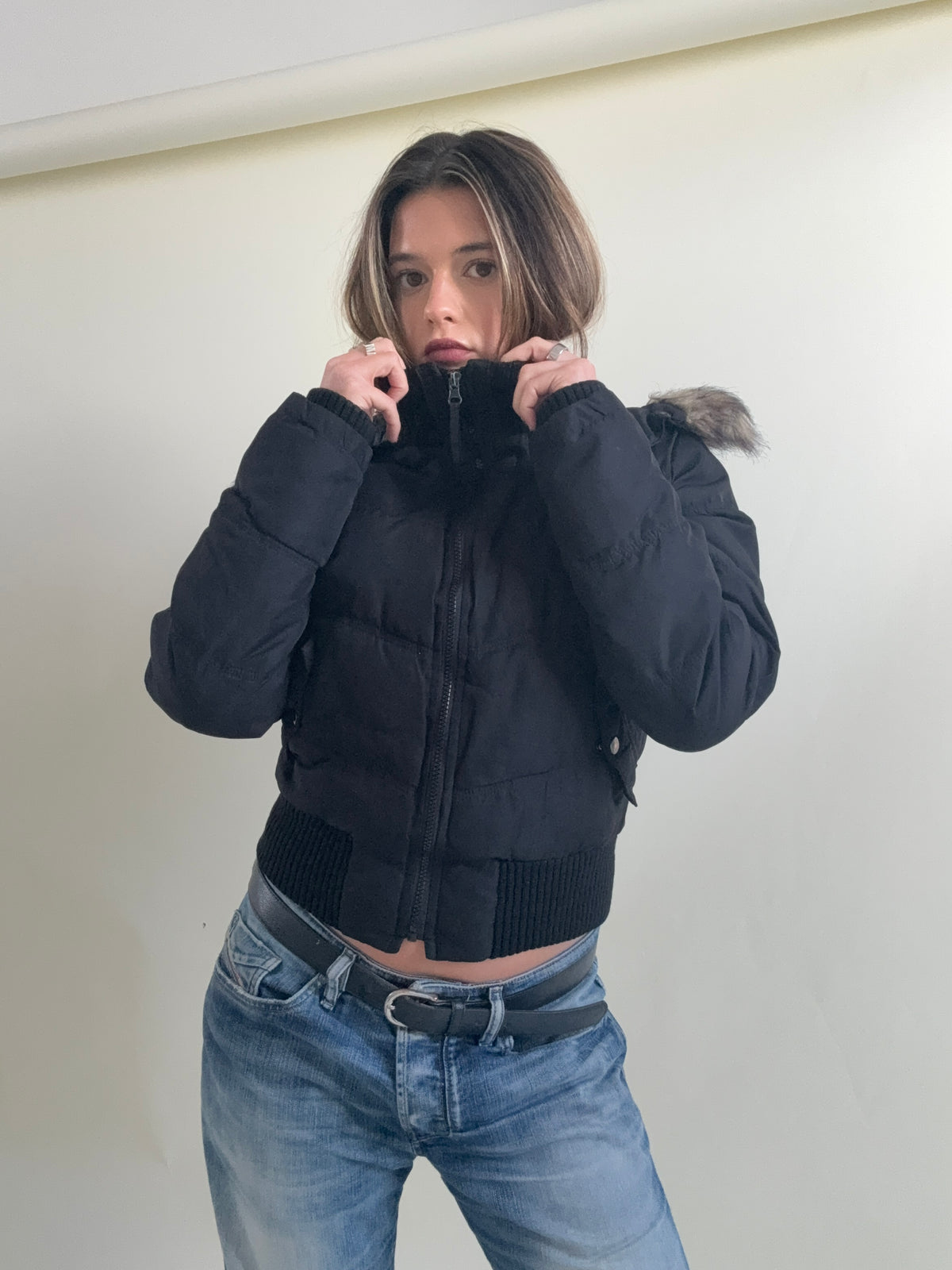 Y2K Puffer Jacket (UK10)