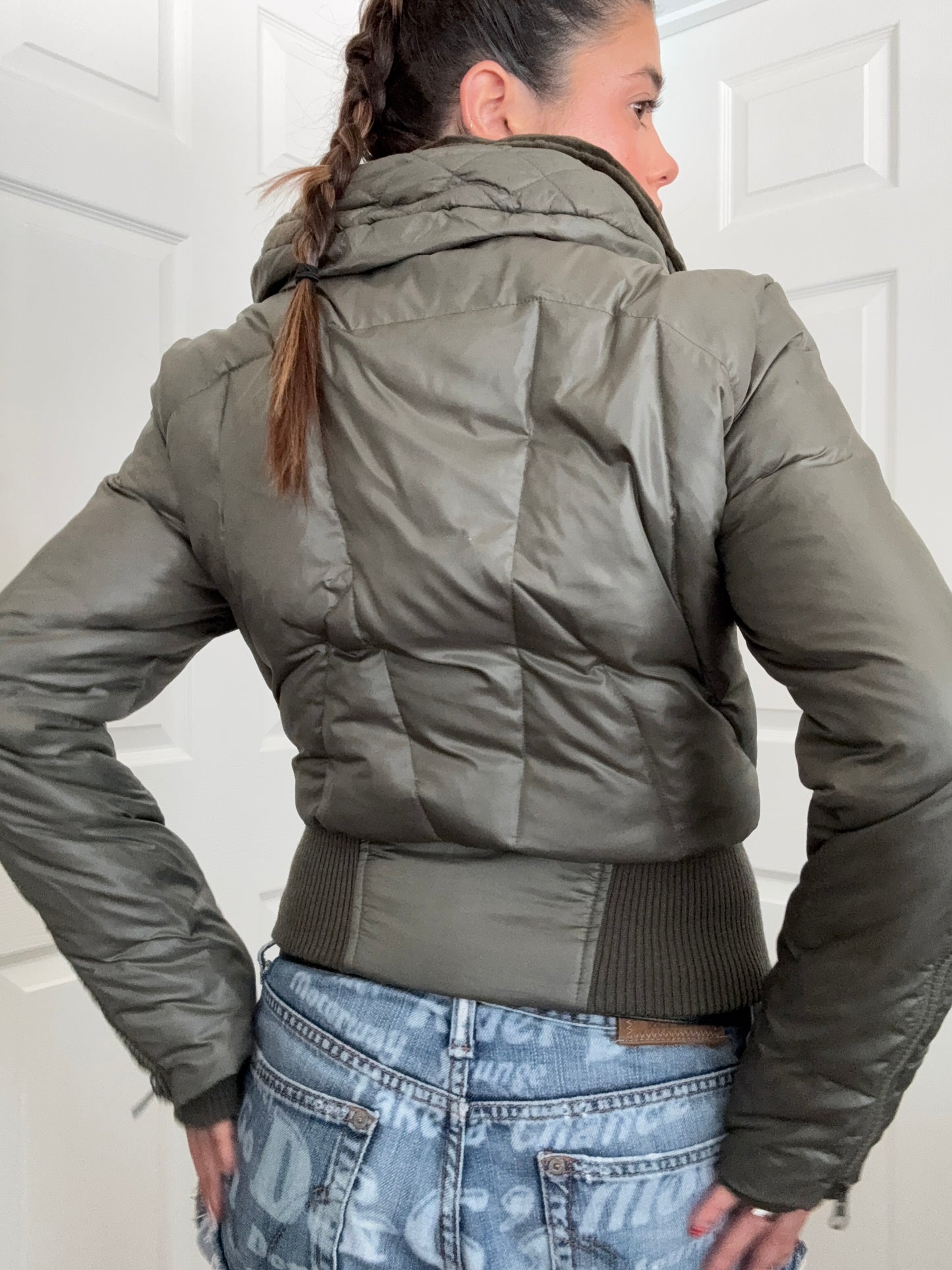 Firetrap Fitted Puffer Jacket (M)