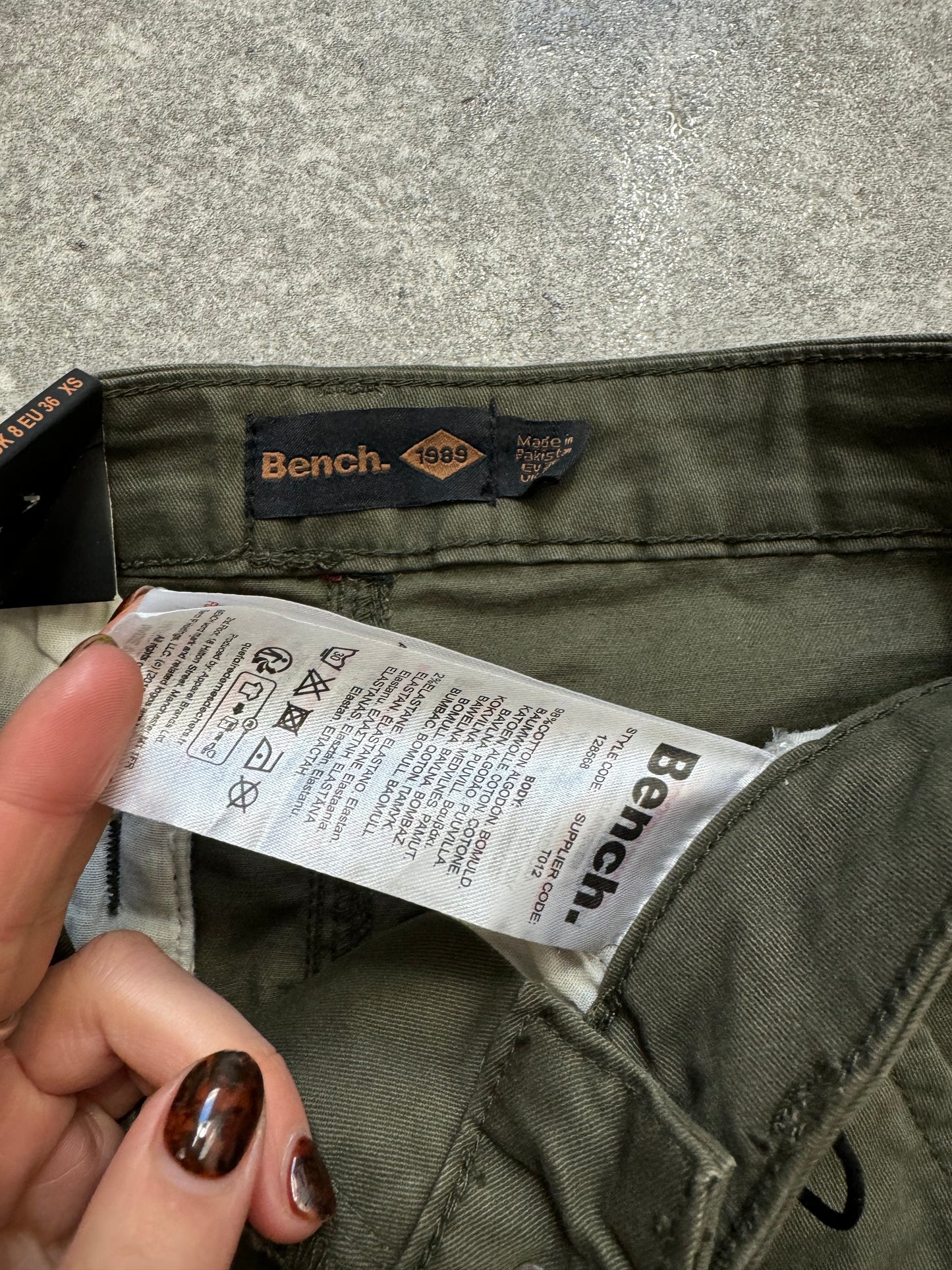 Bench Khaki Cargo Skirt (UK8)