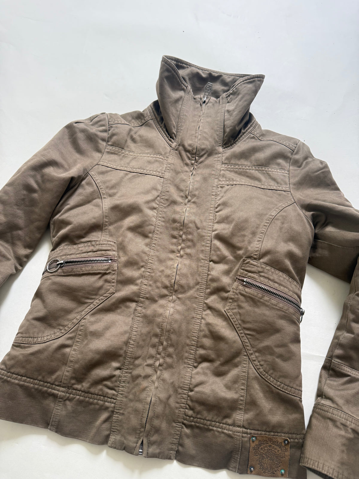 Diesel Funnel Neck Fitted Jacket (M)