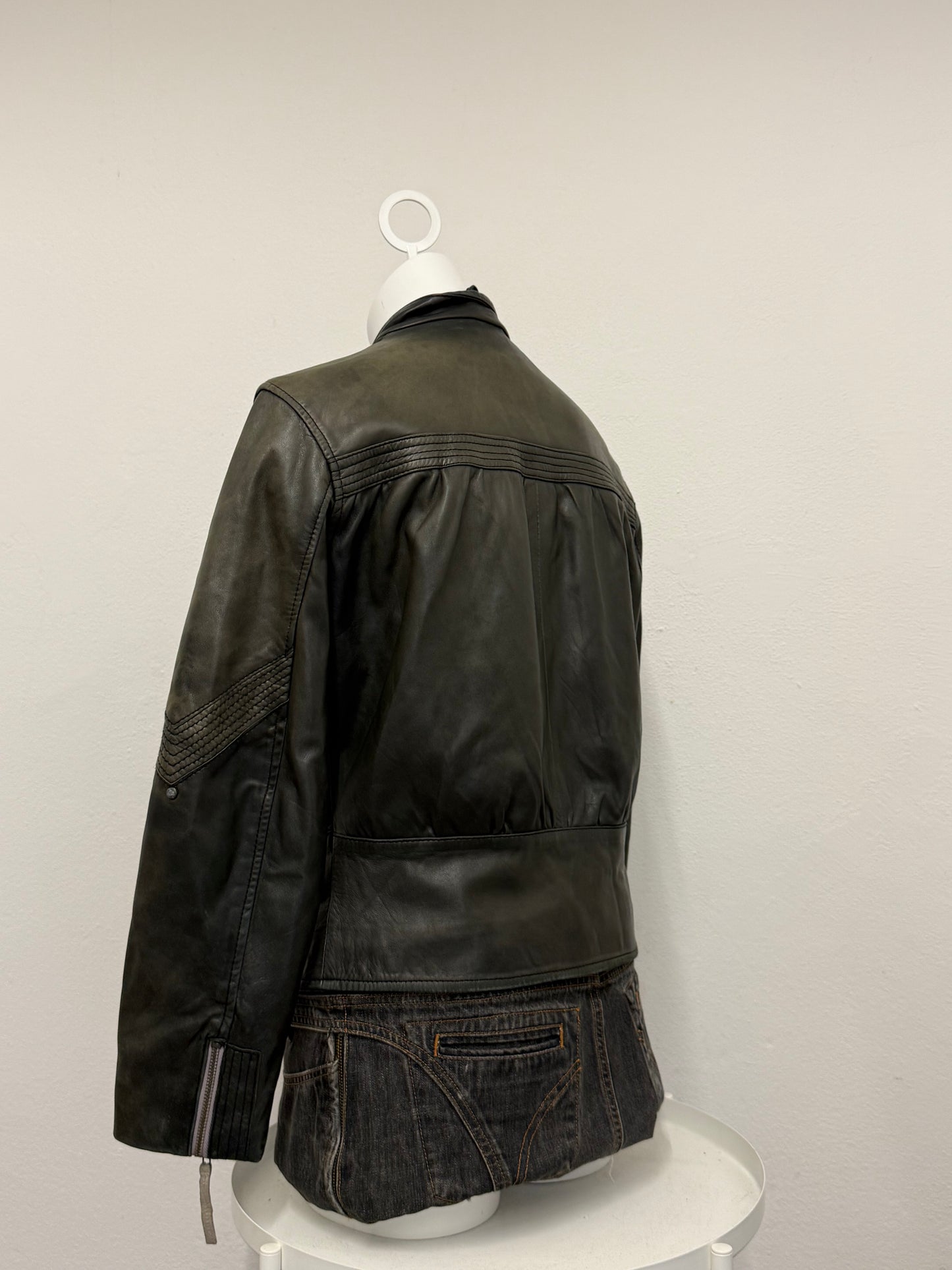 Firetrap Leather Jacket (L)