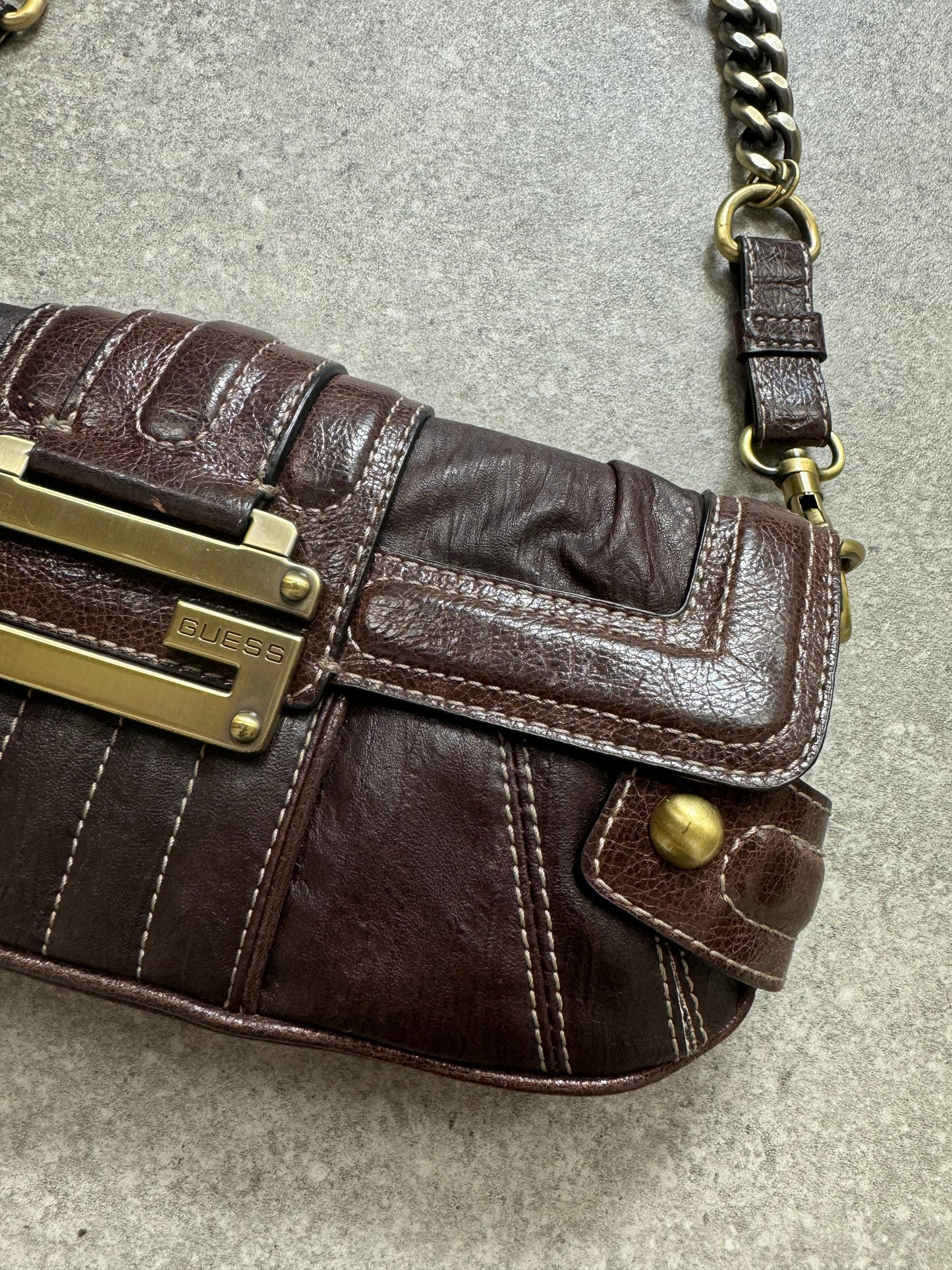 Guess Brown Shoulder Bag