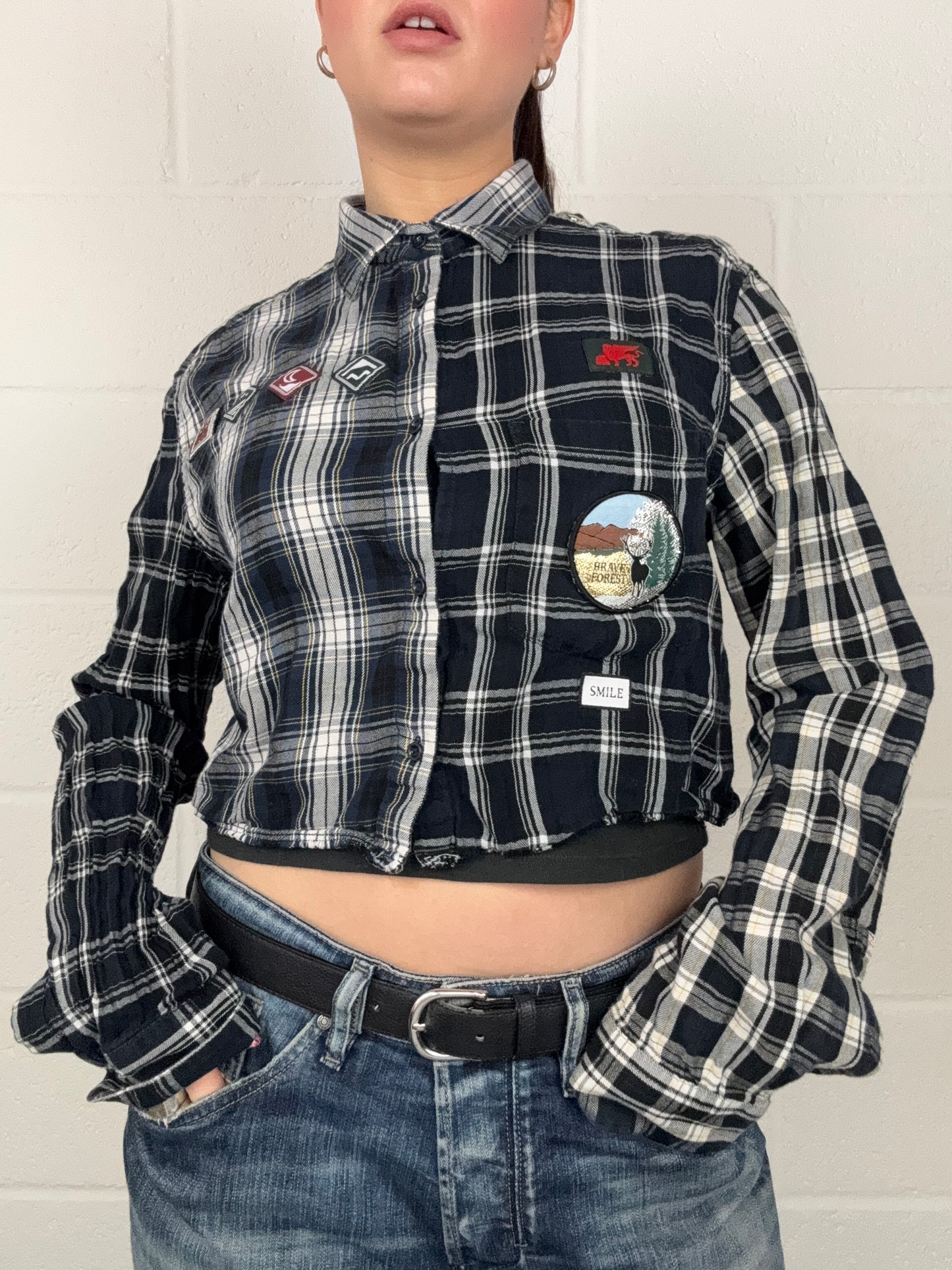 Diesel Cropped Shirt (S)