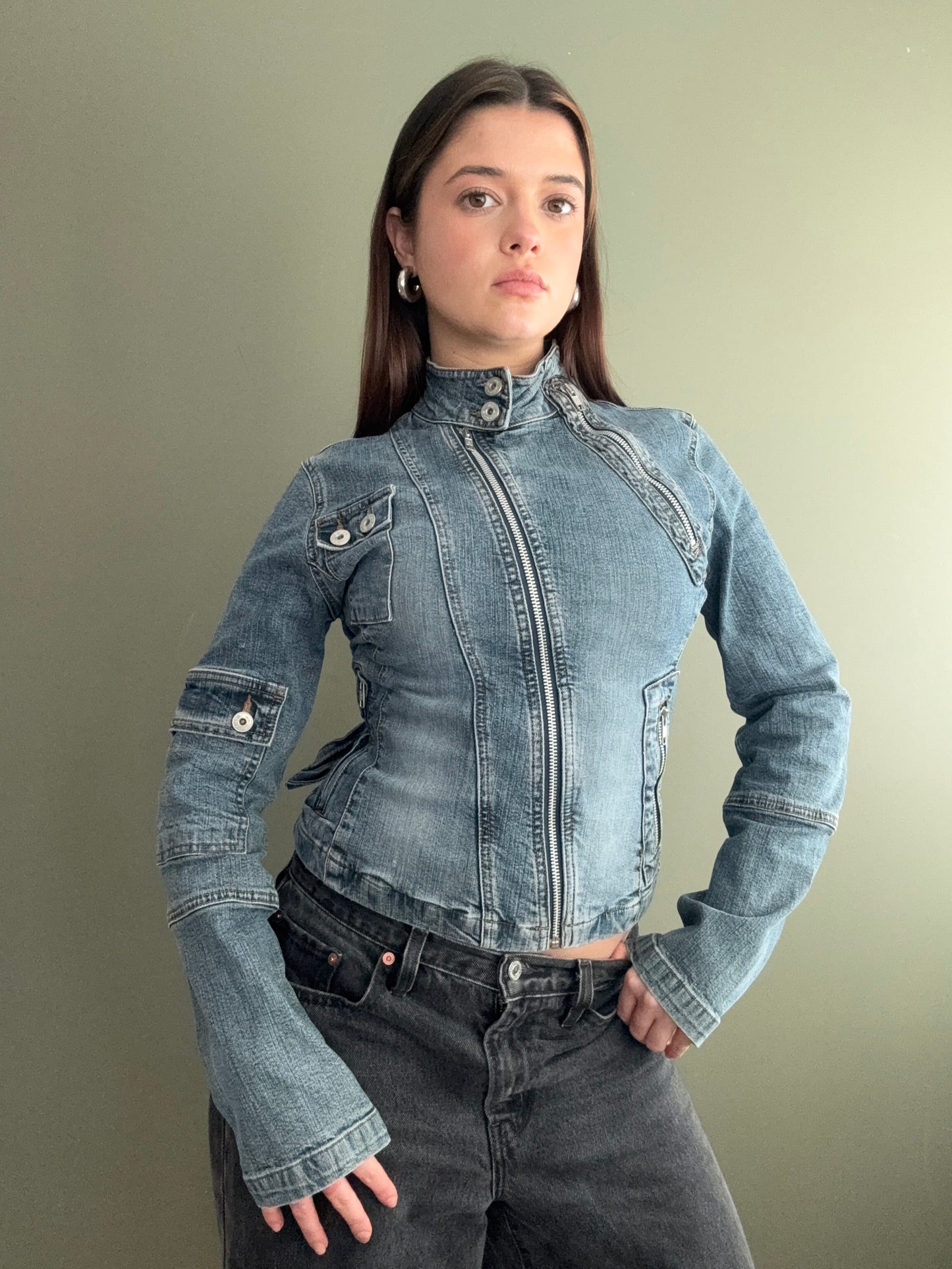 Fitted Denim Jacket (S)