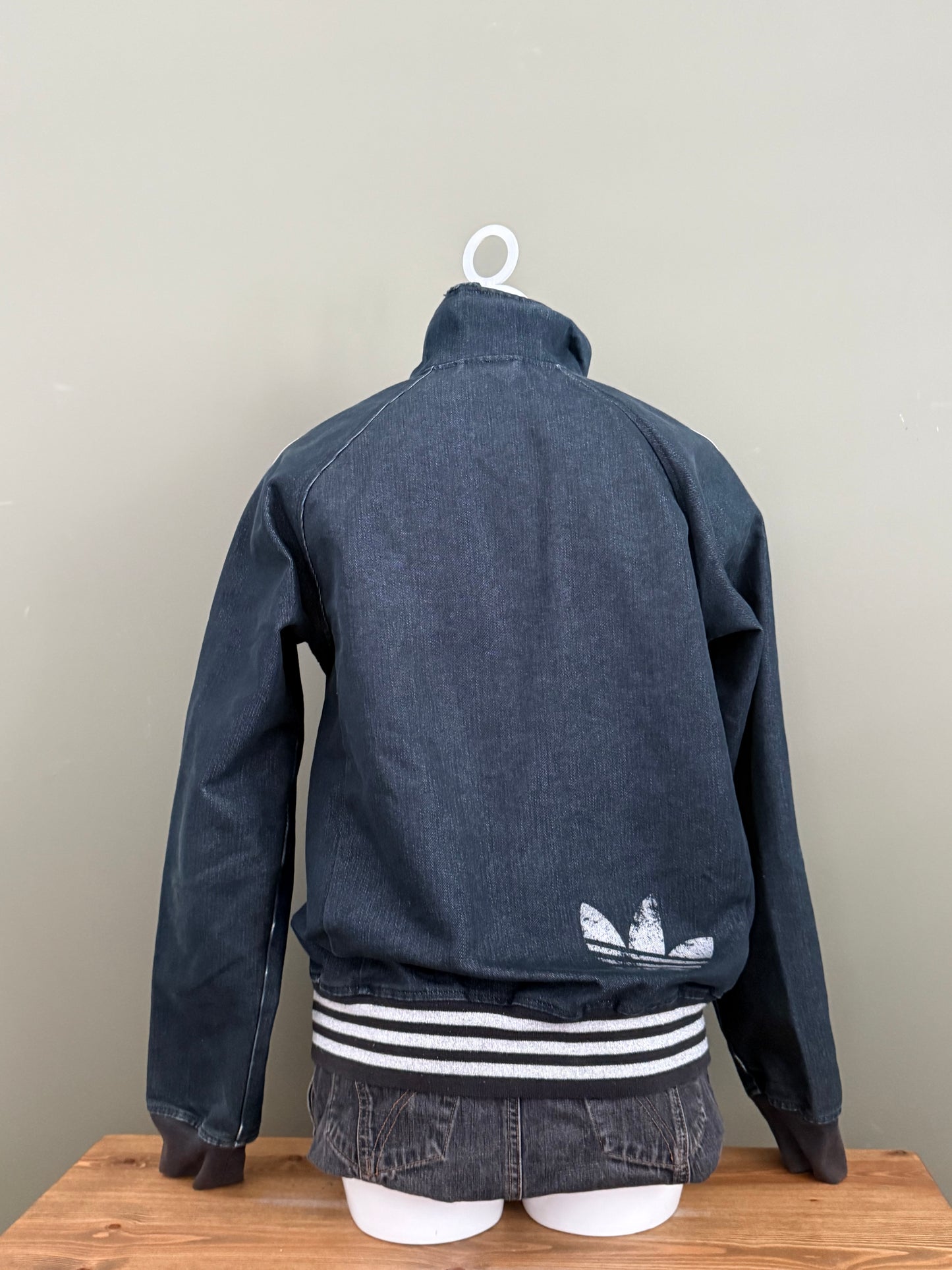 Adidas Denim Bomber Jacket (M)