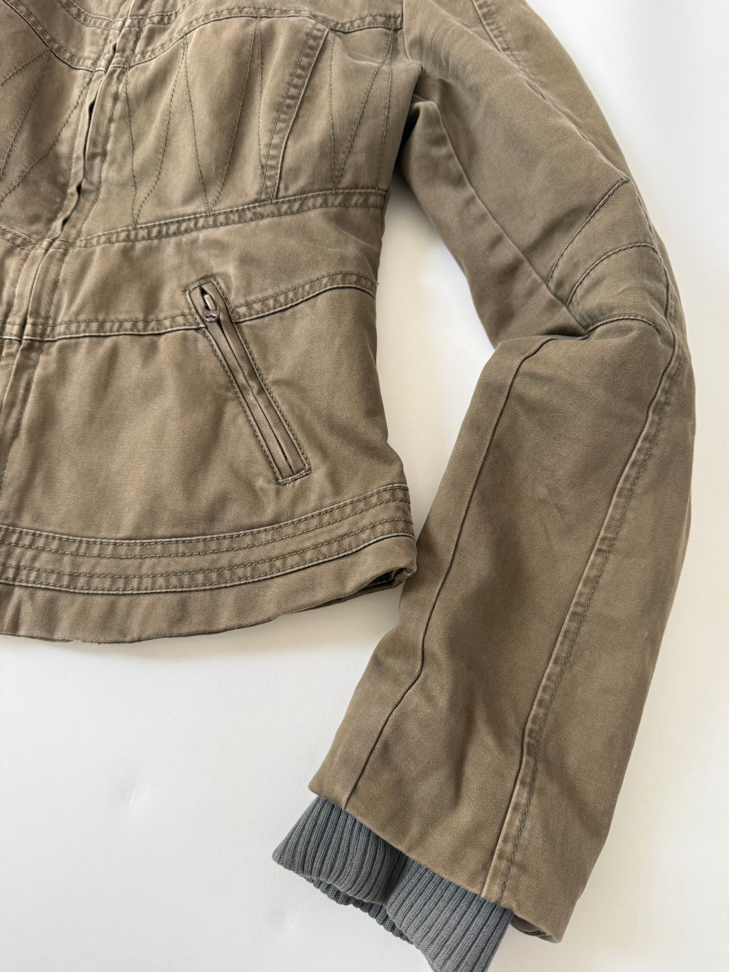 Diesel Fitted Funnel Neck Jacket (XS)