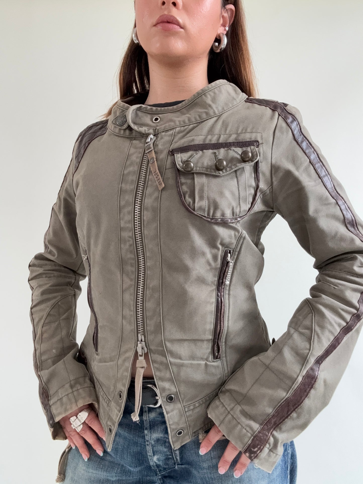 Diesel Fitted Military Style Jacket (L)