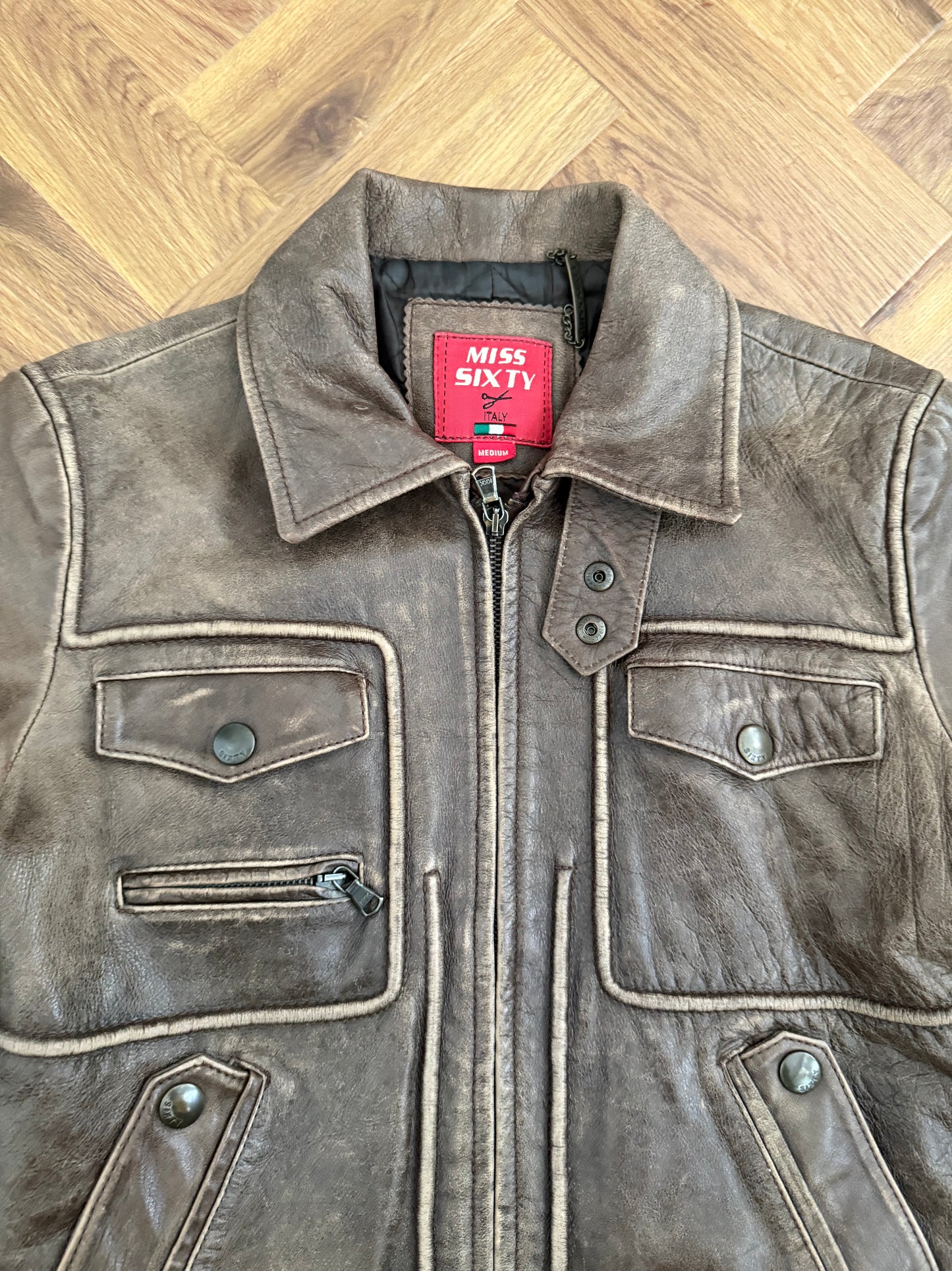 Miss Sixty Leather Jacket (M)