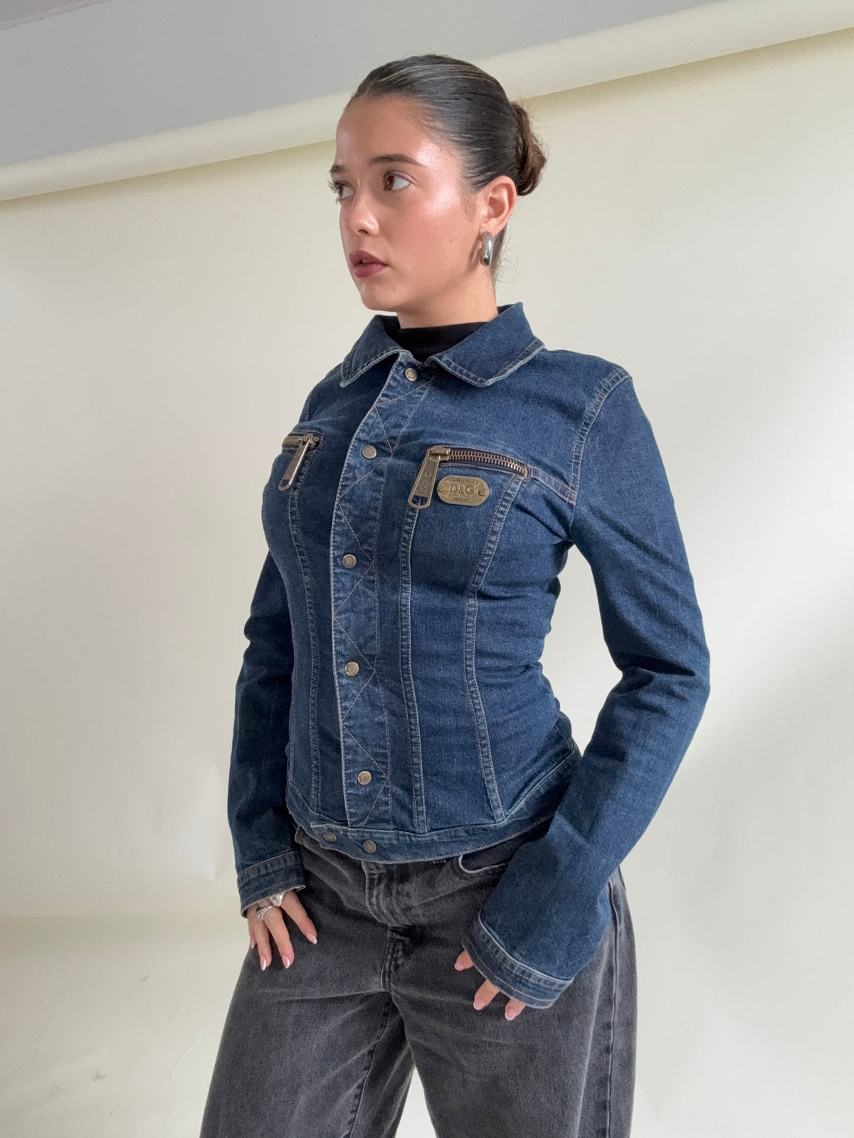 Vintage Dolce & Gabbana Fitted Denim Jacket (M)