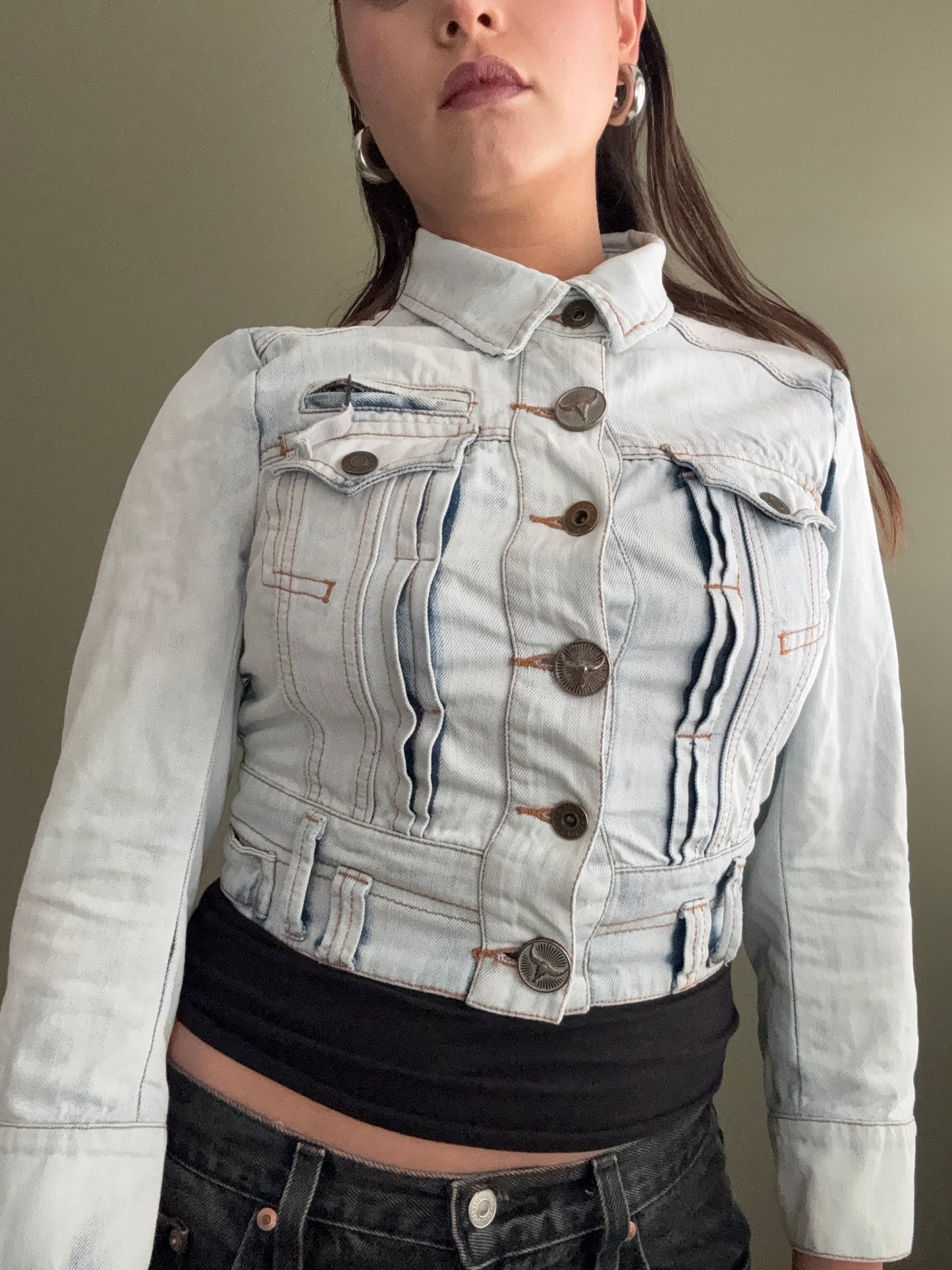 Cropped Denim Jacket (UK10)