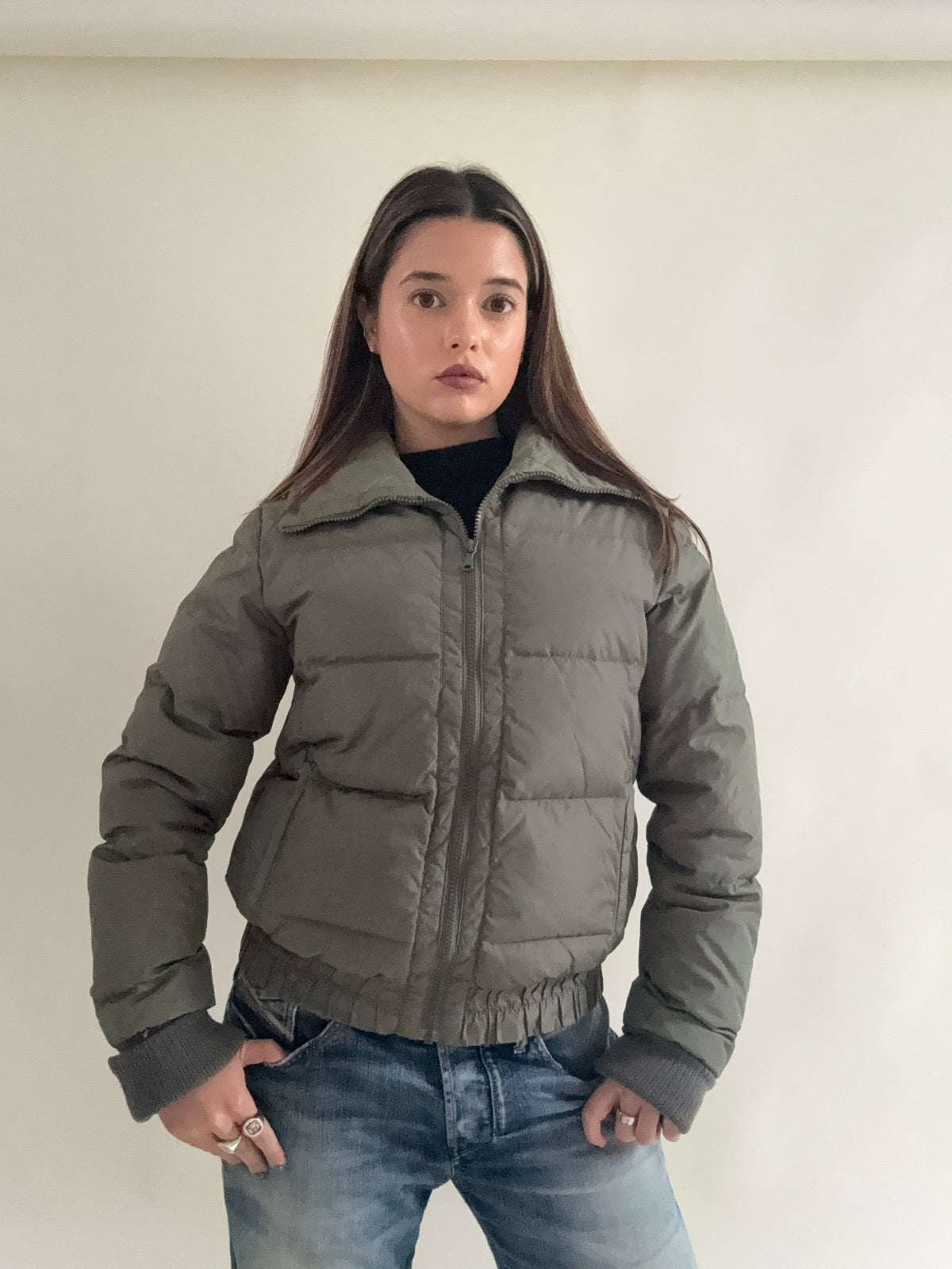 Calvin Klein Khaki Puffer (L)