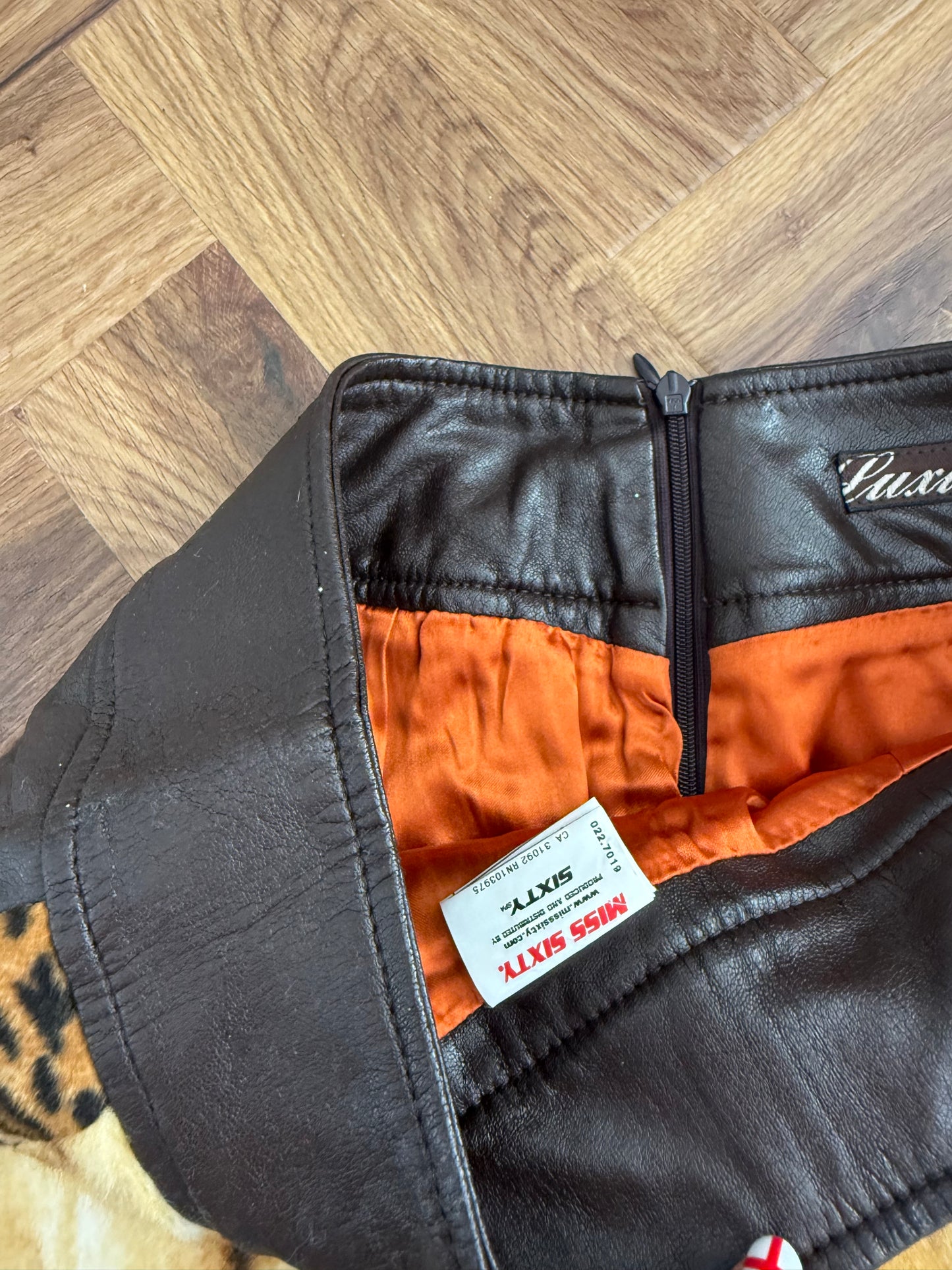 Miss Sixty Faux Fur Mini Skirt (S)