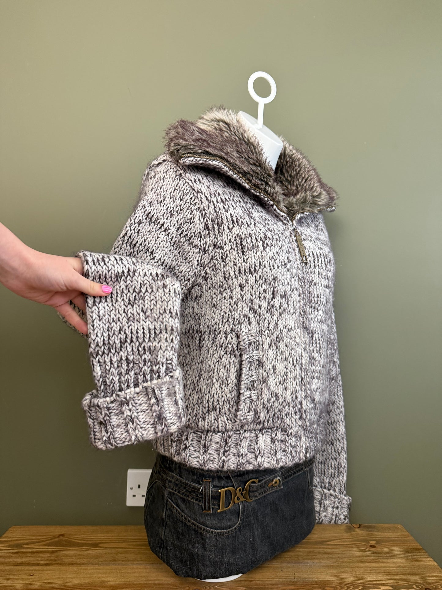 Wool Zip Jacket (UK16)