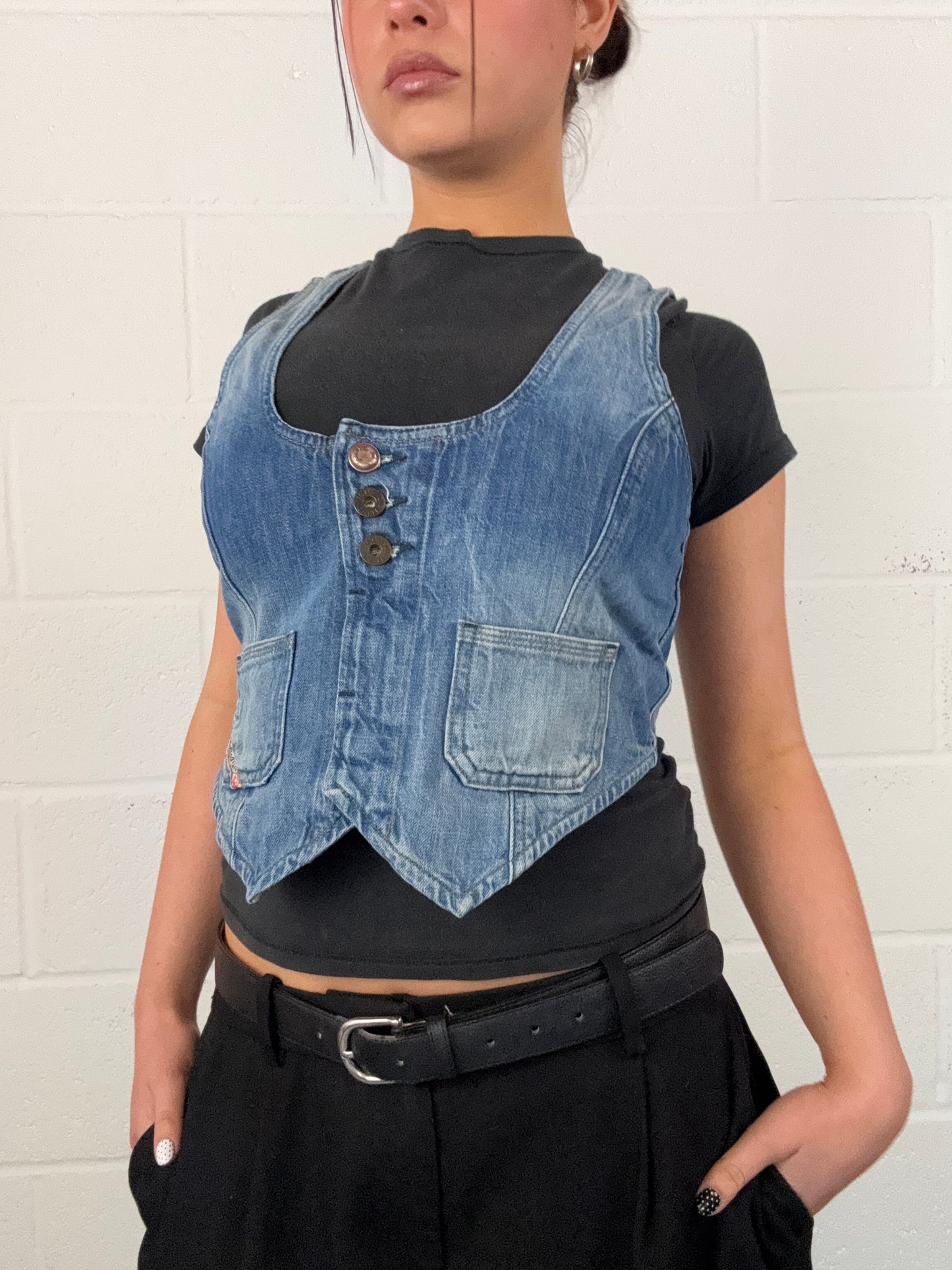 Diesel Denim Waistcoat (S)