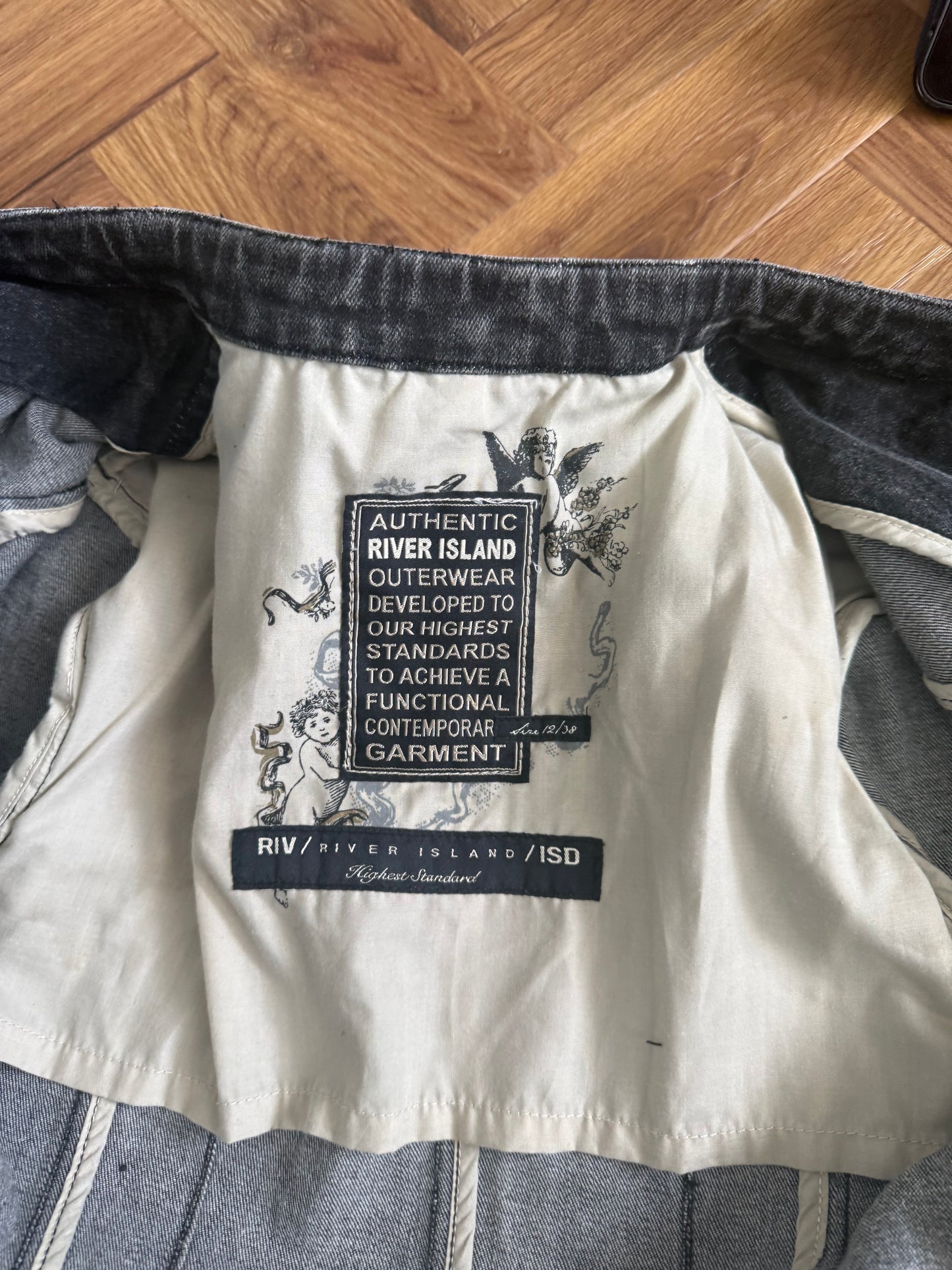 Denim Military Jacket (UK12)