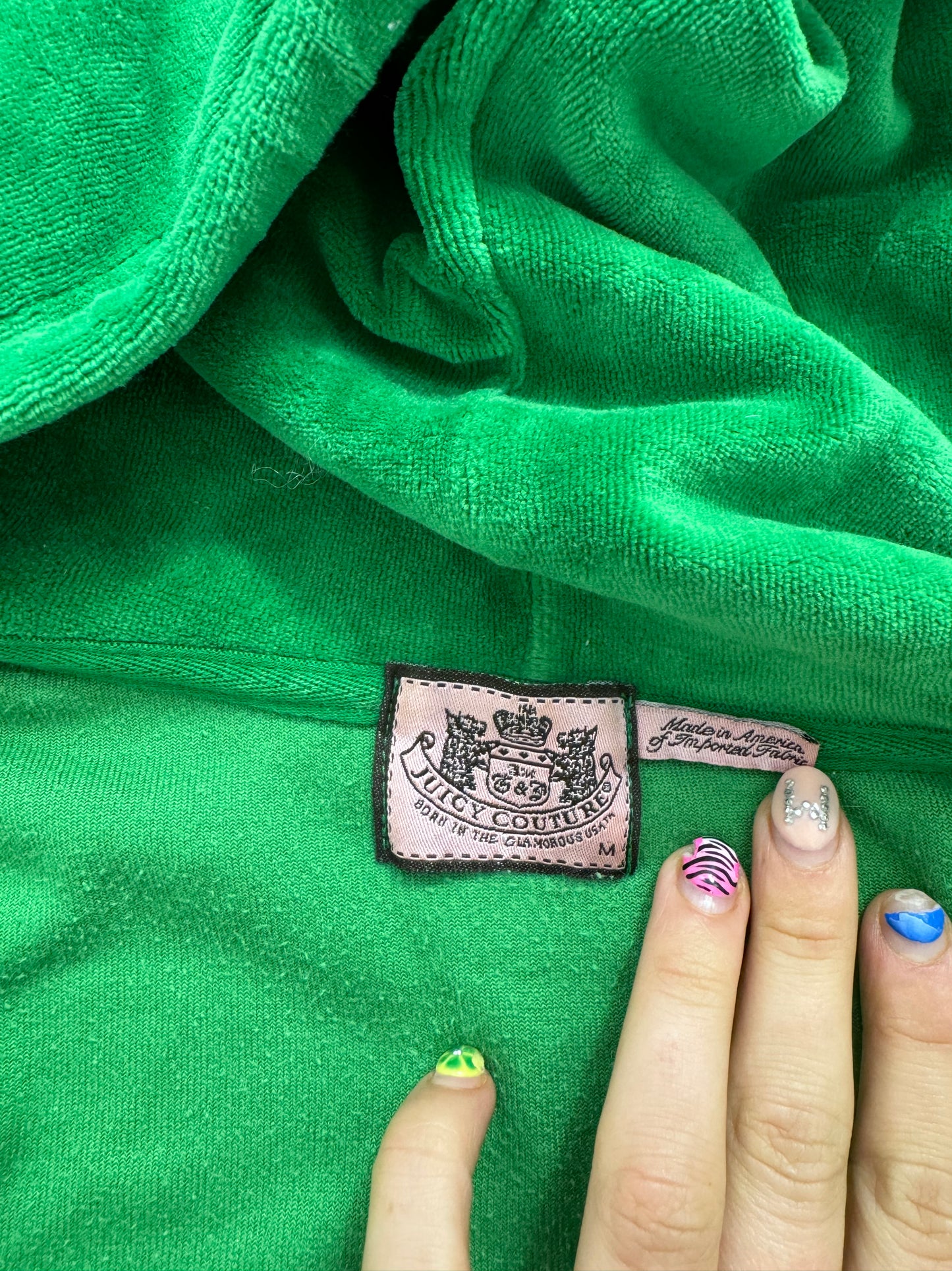 Juicy Couture Green Hoodie