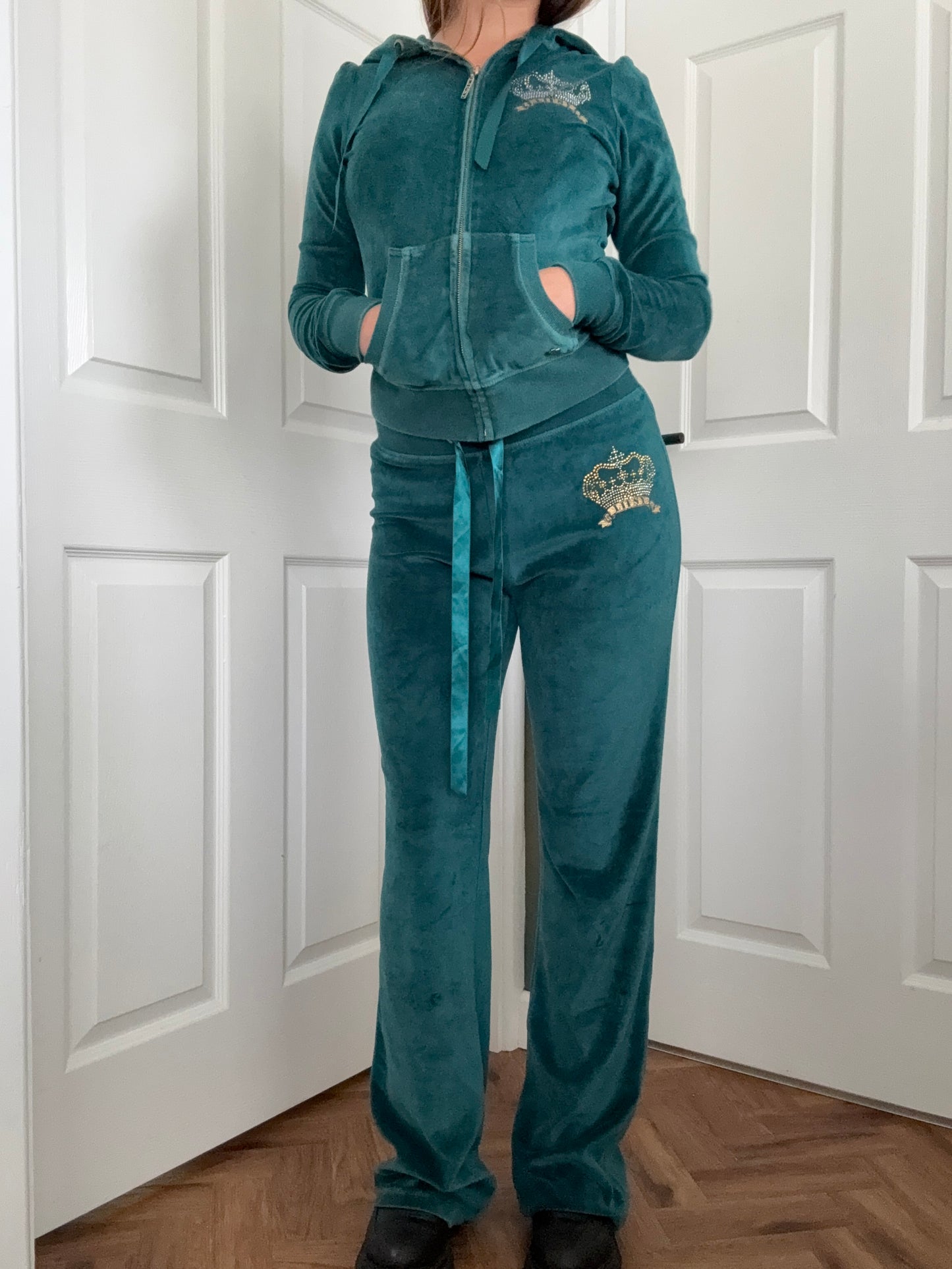 Lipsy Velour Tracksuit (UK10/12)
