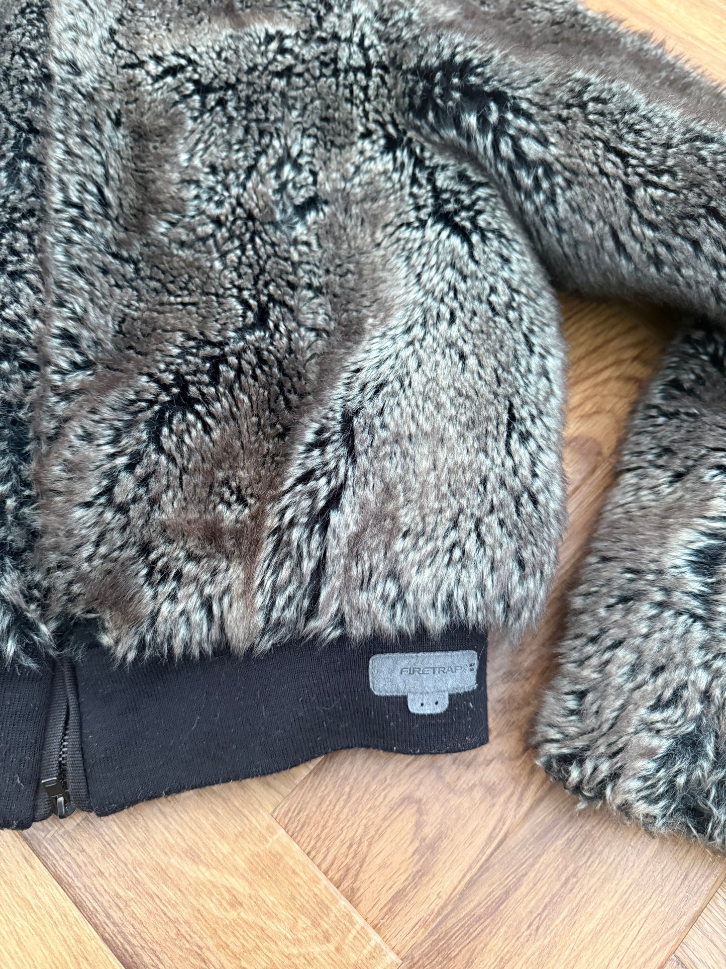 Firetrap Faux Fur Bomber Jacket (M)
