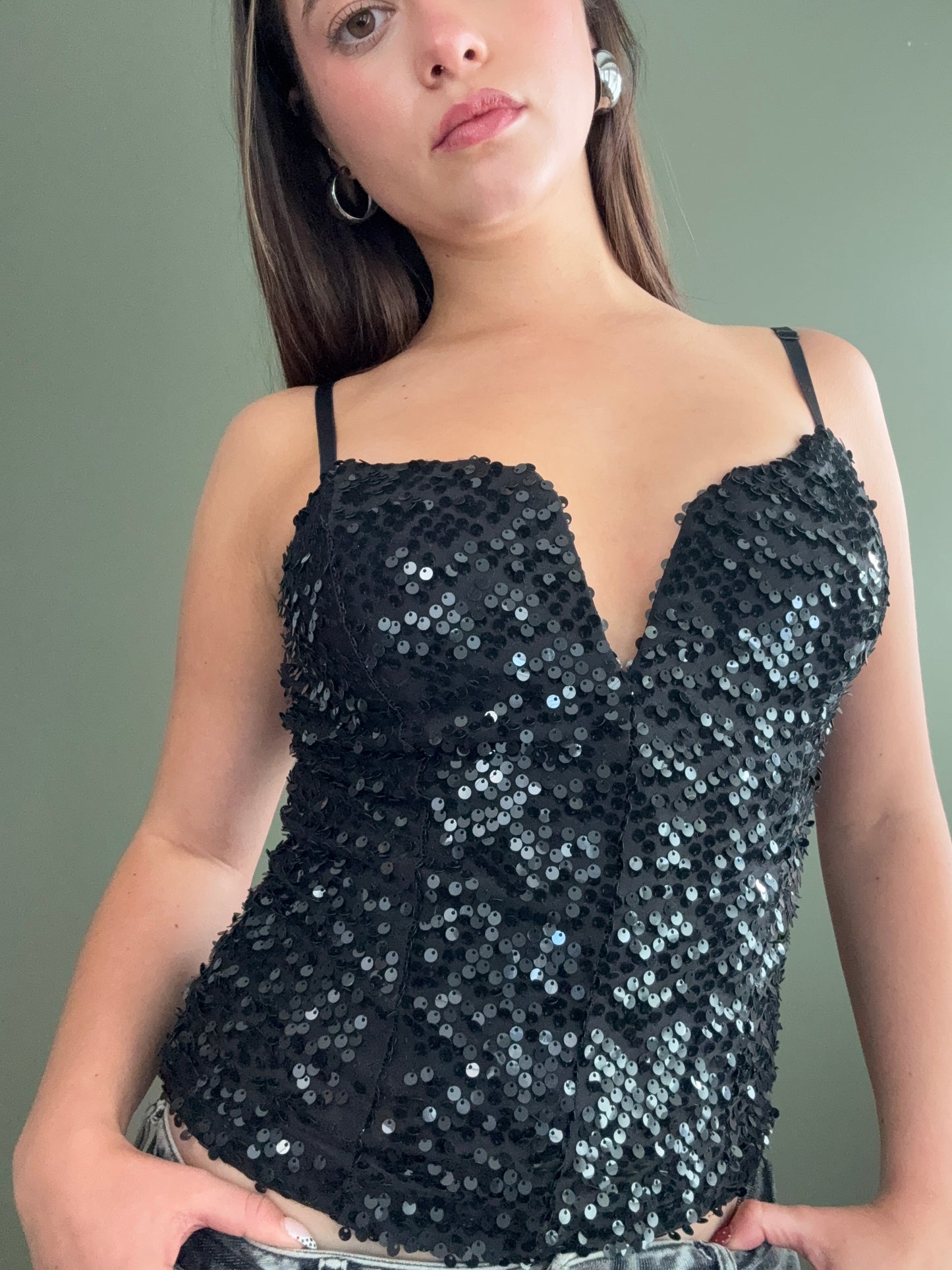 Guess Sequin Top (S)