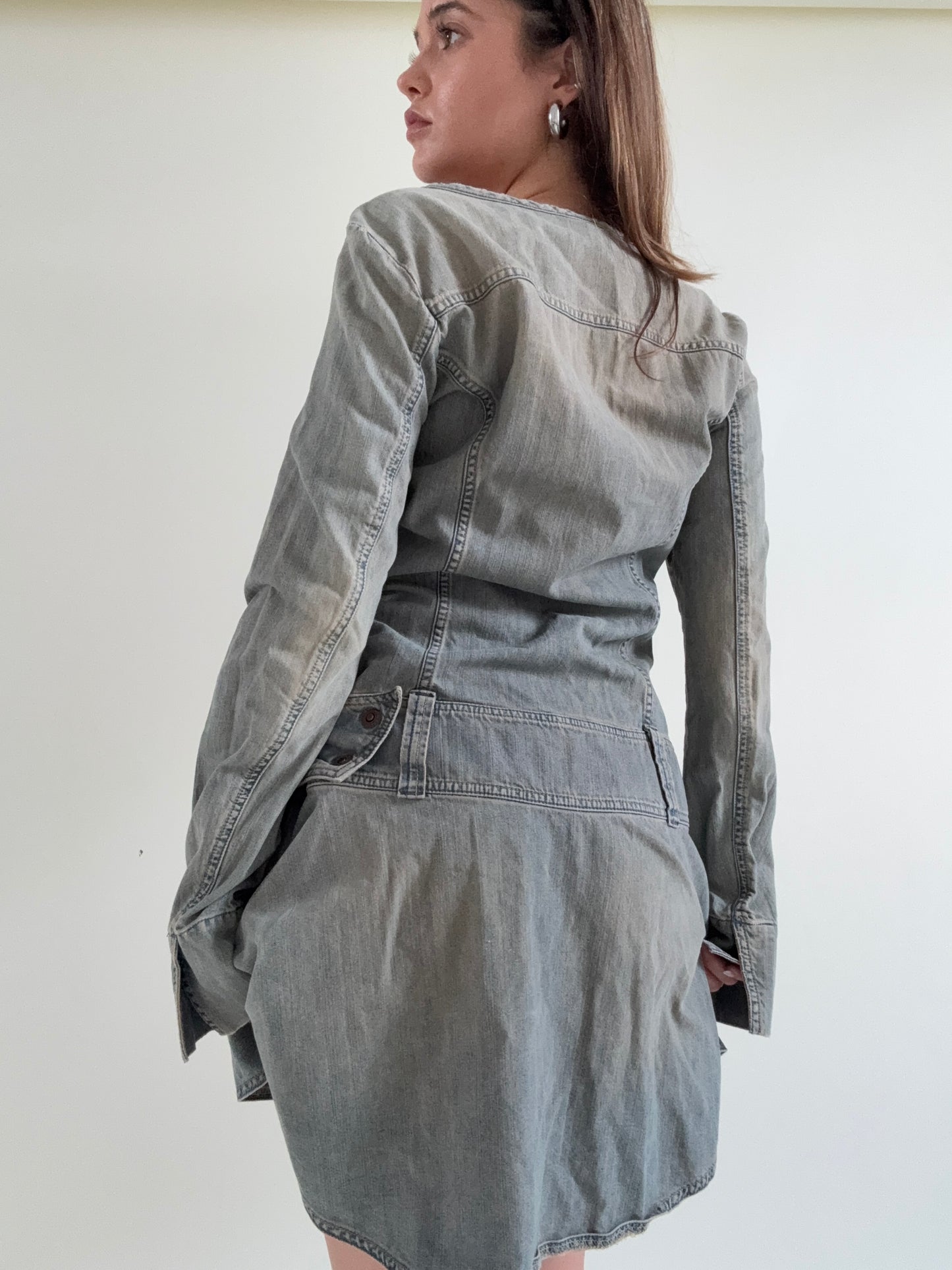 Diesel Denim Wrap Dress (L)