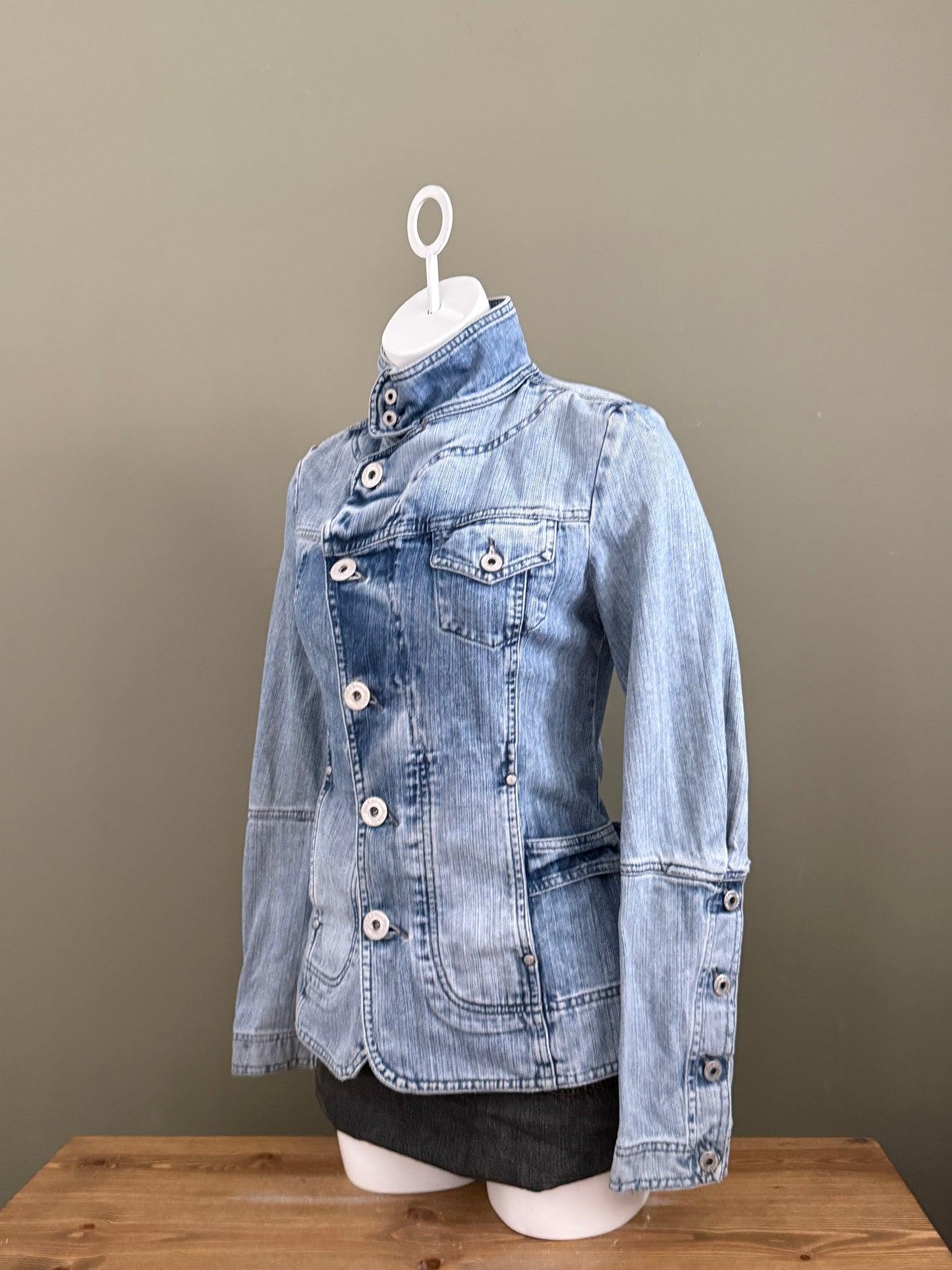 Diesel Asymmetric Denim Jacket (S)